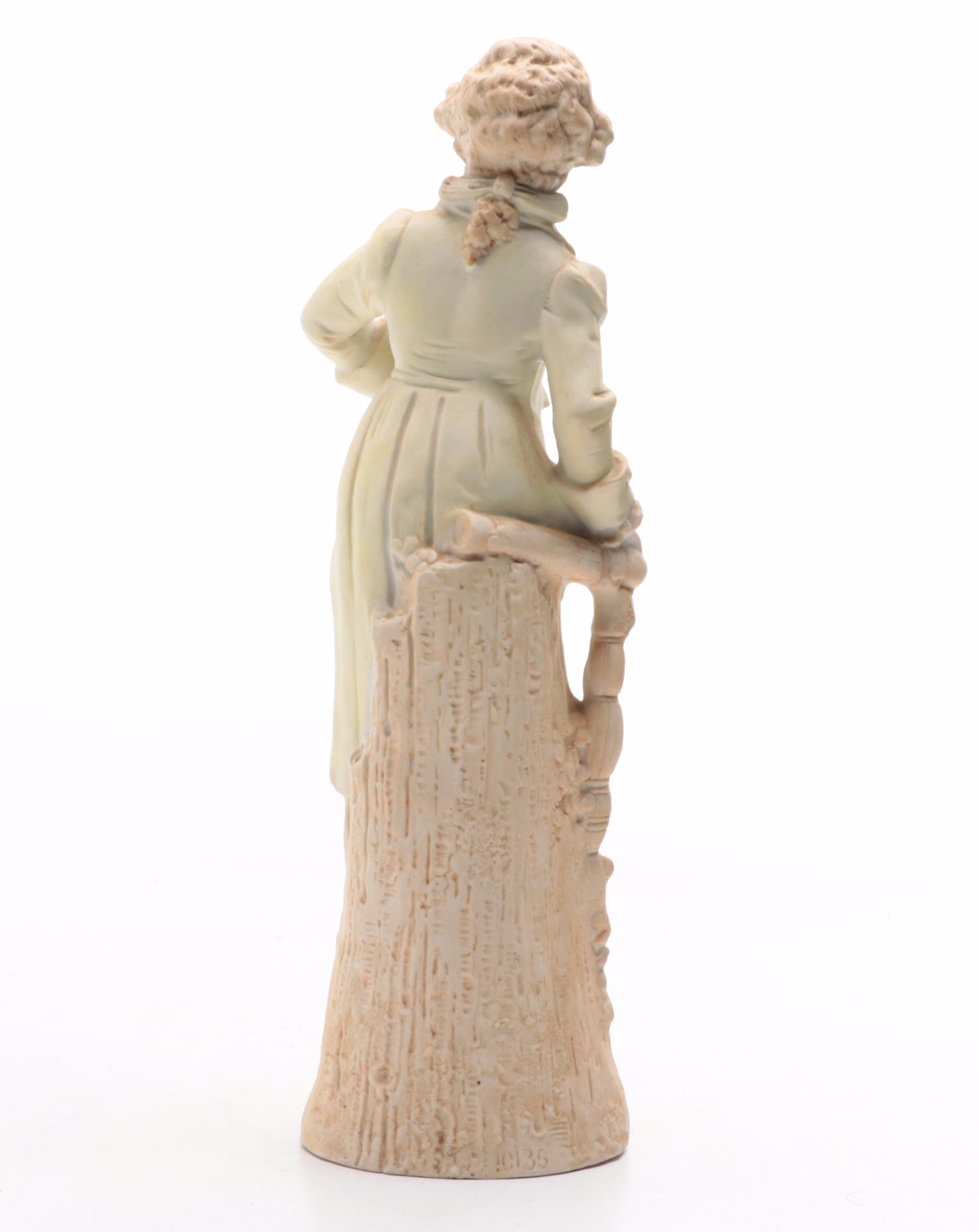 German Style and Other Courting Couple Figurines, Early to Mid-20th Century