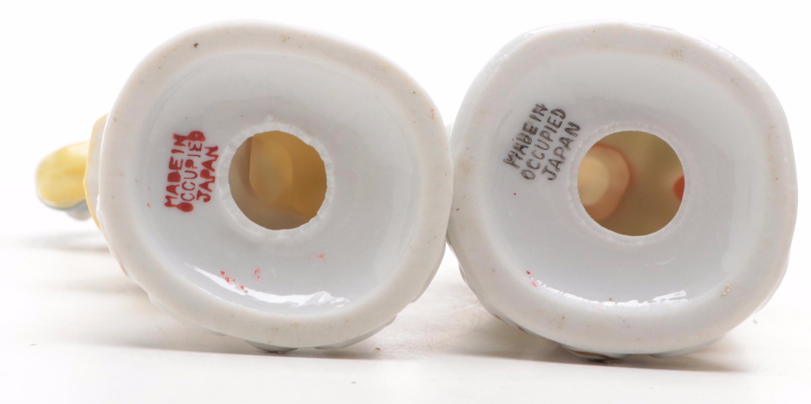 German Style and Other Courting Couple Figurines, Early to Mid-20th Century