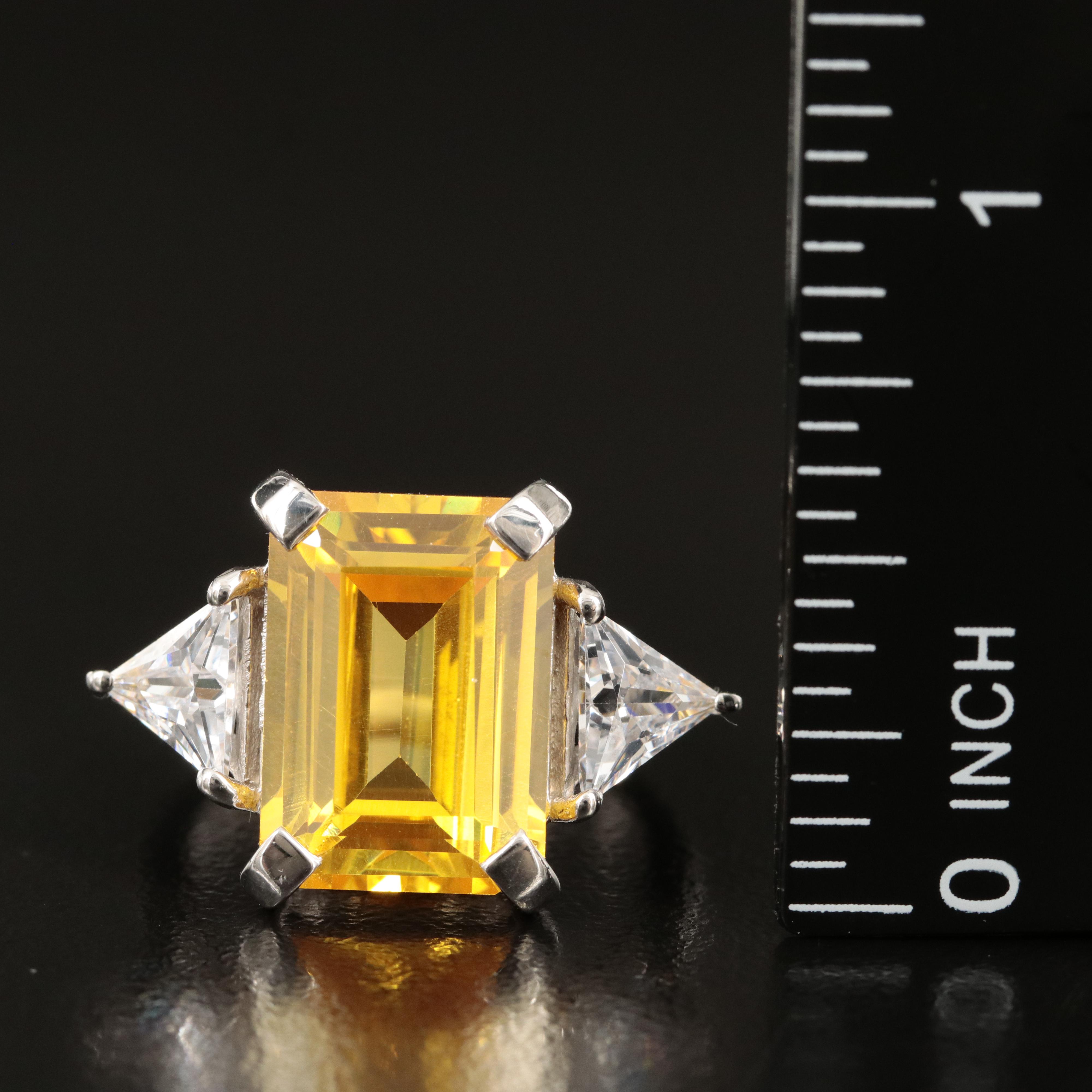 Sterling Cubic Zirconia Ring