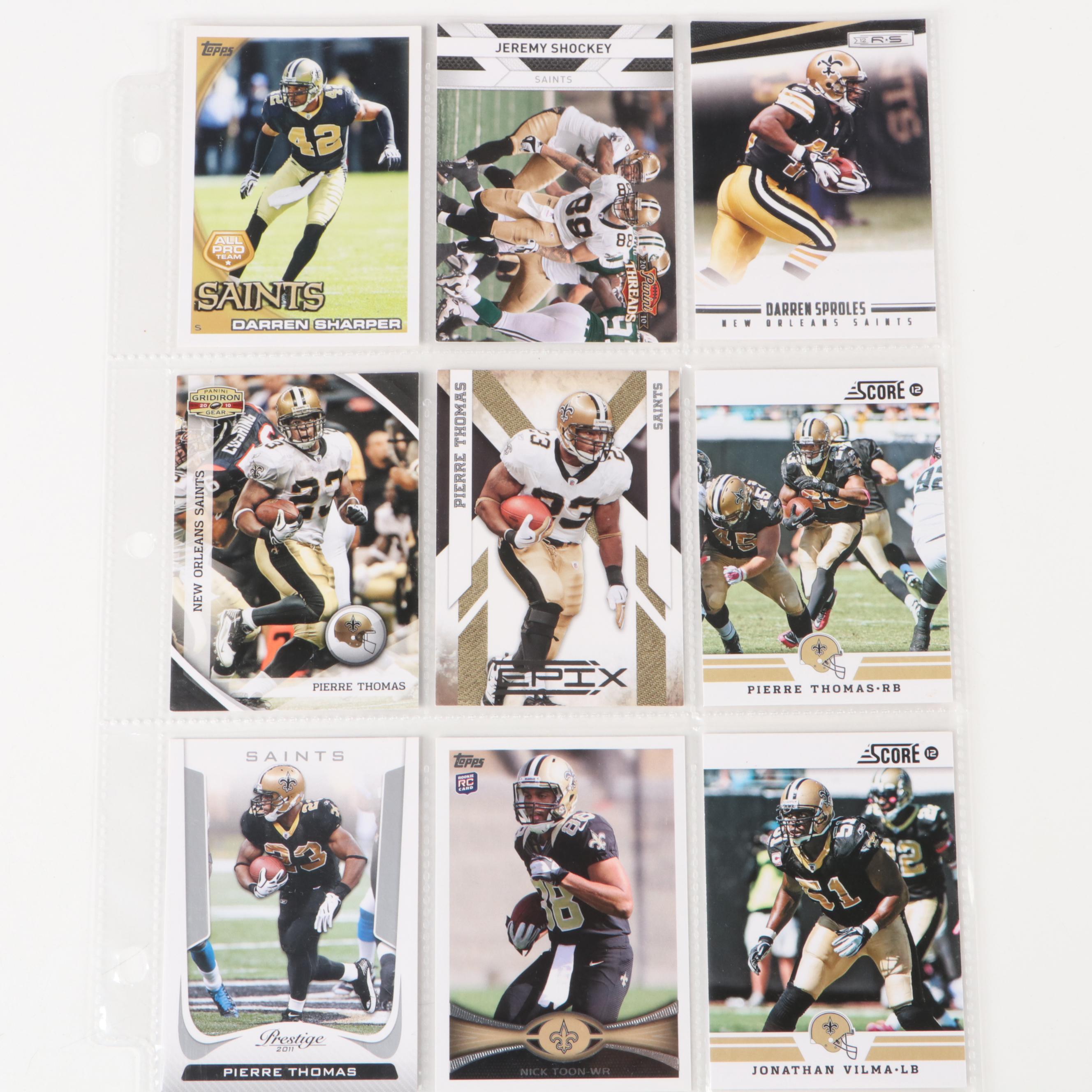 Mosaic With Other Football Cards, Cam Newton, Josh Allen, and More, 1980s–2020s