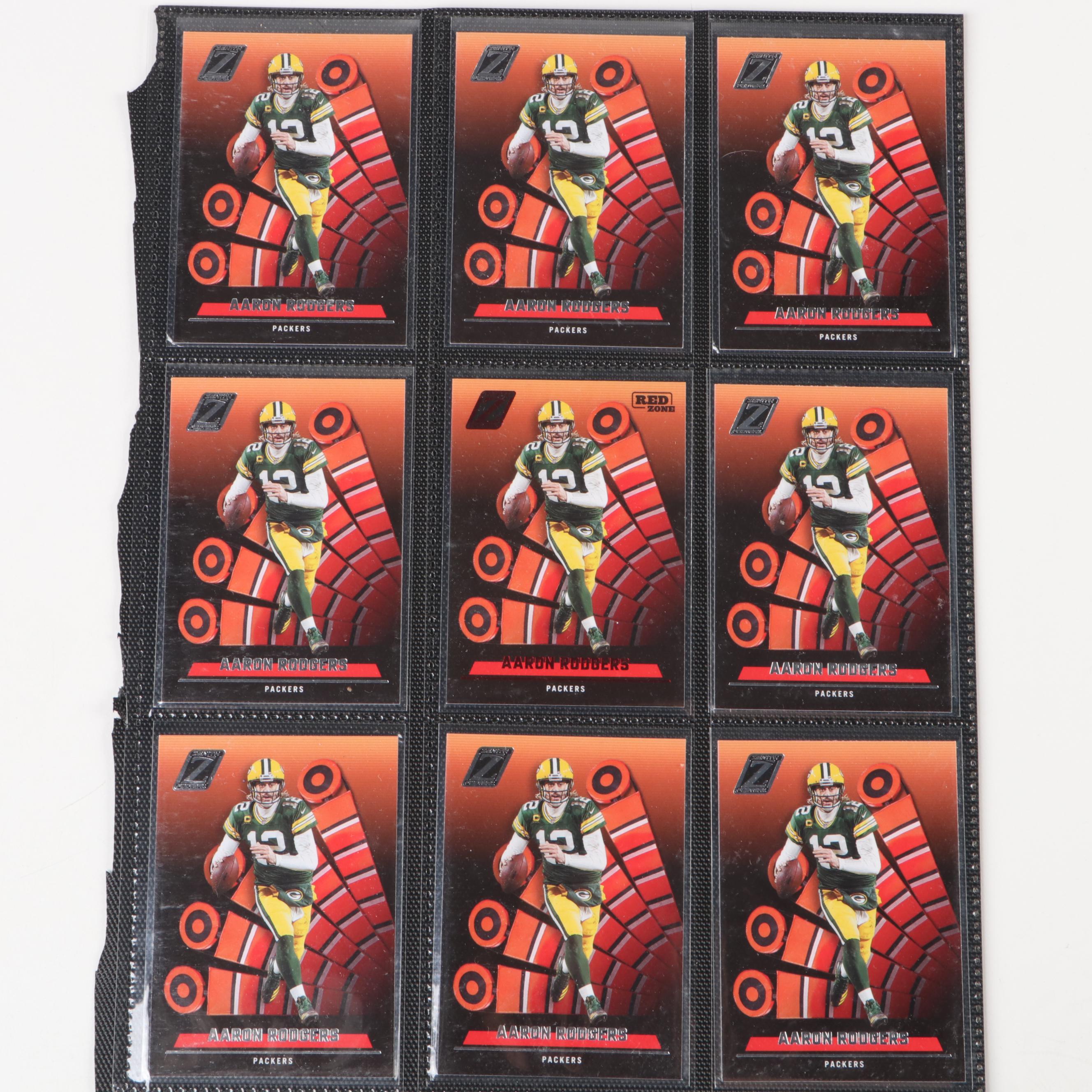 Mosaic With Other Football Cards, Cam Newton, Josh Allen, and More, 1980s–2020s