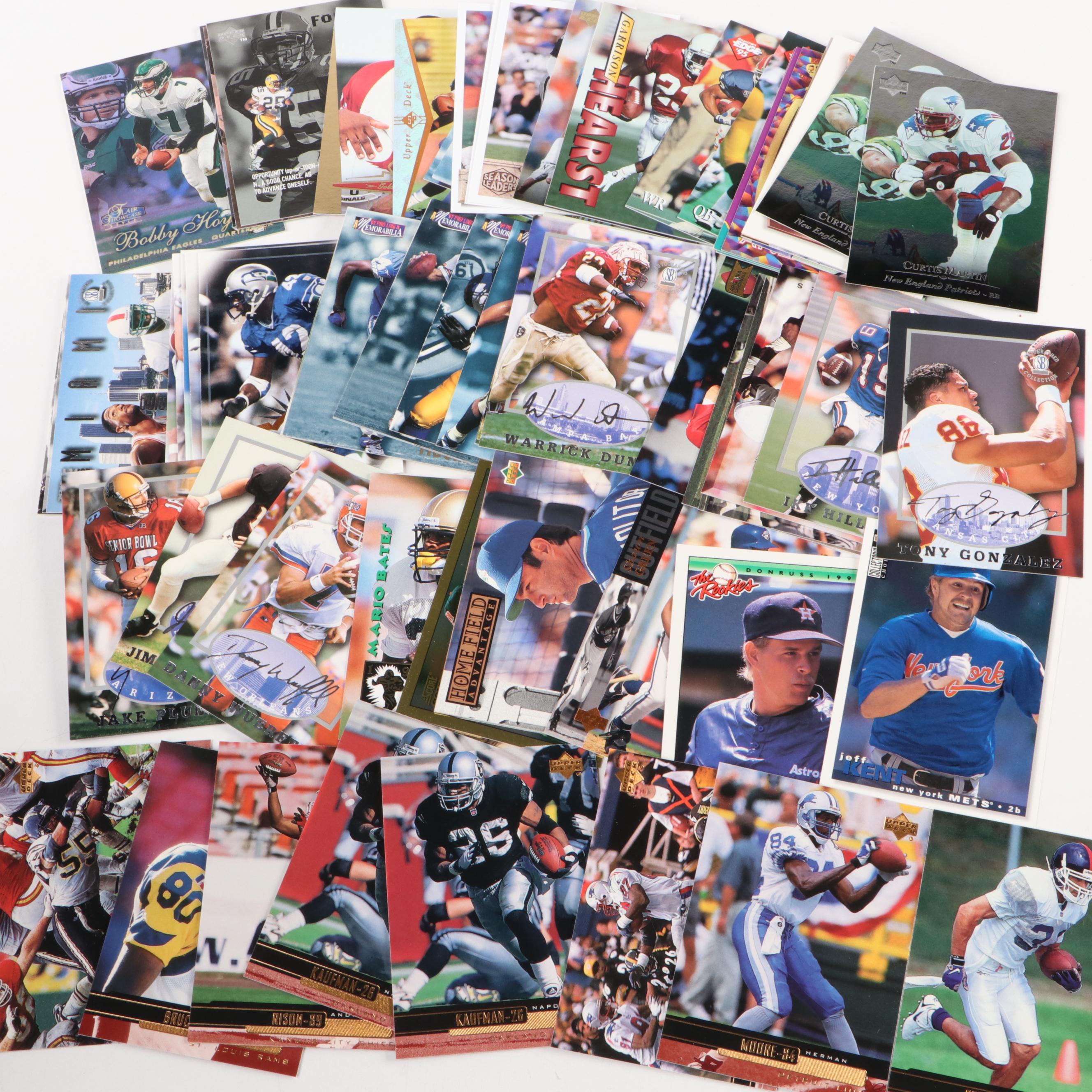 Mosaic With Other Football Cards, Cam Newton, Josh Allen, and More, 1980s–2020s