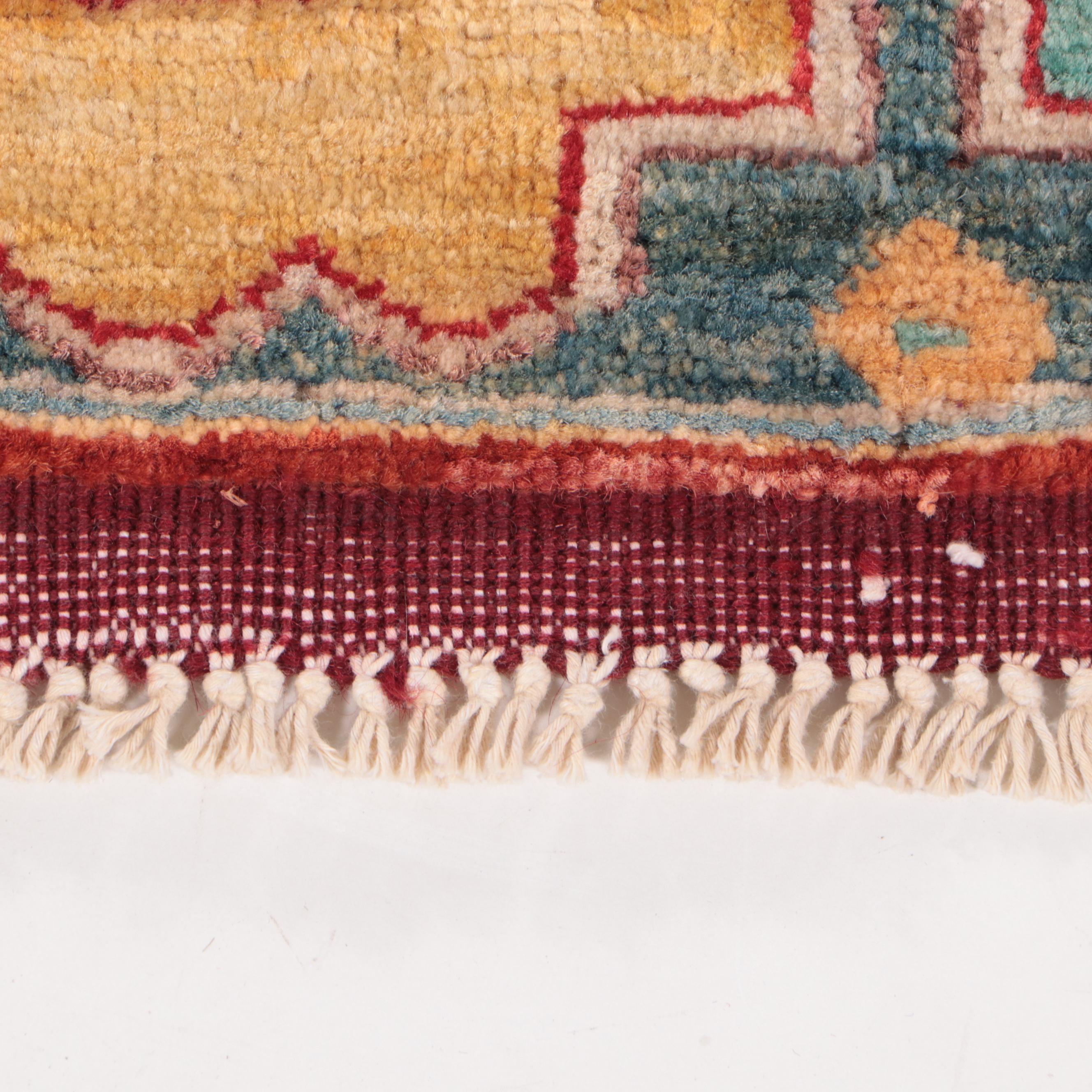 1'8 x 3'8 Hand-Knotted Caucasian Kazak Accent Rug