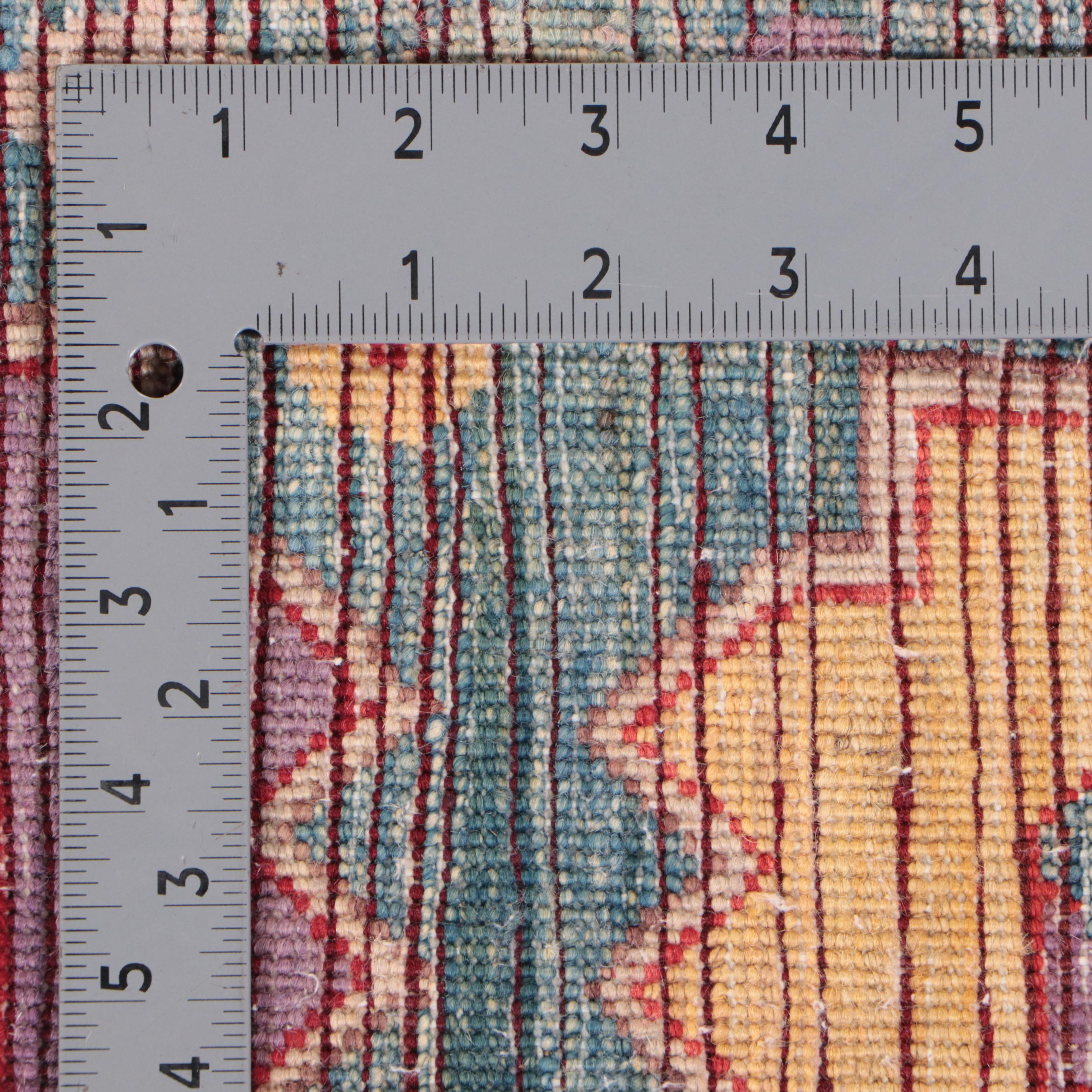 1'8 x 3'8 Hand-Knotted Caucasian Kazak Accent Rug