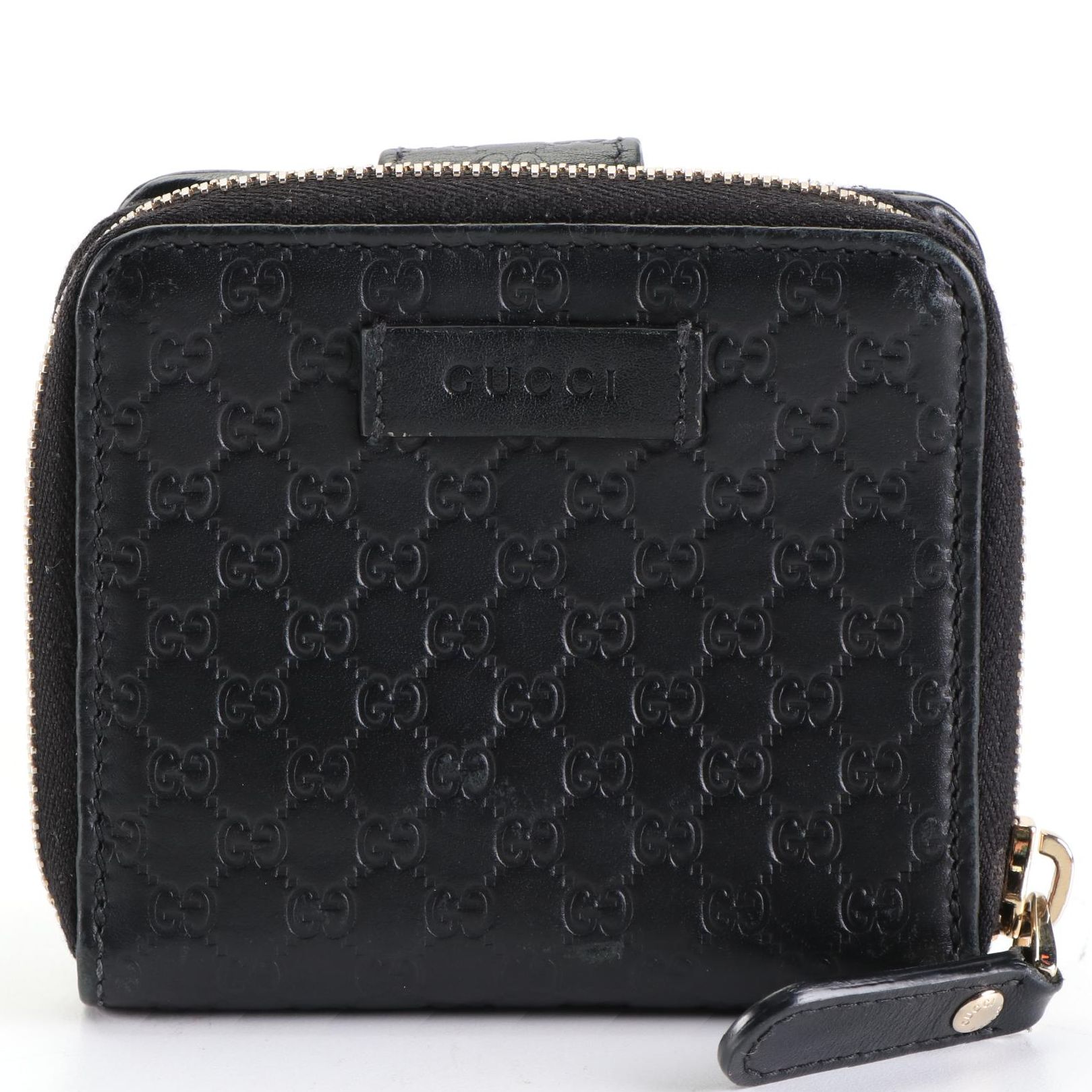 Gucci Wallet in Black Microguccissima Leather