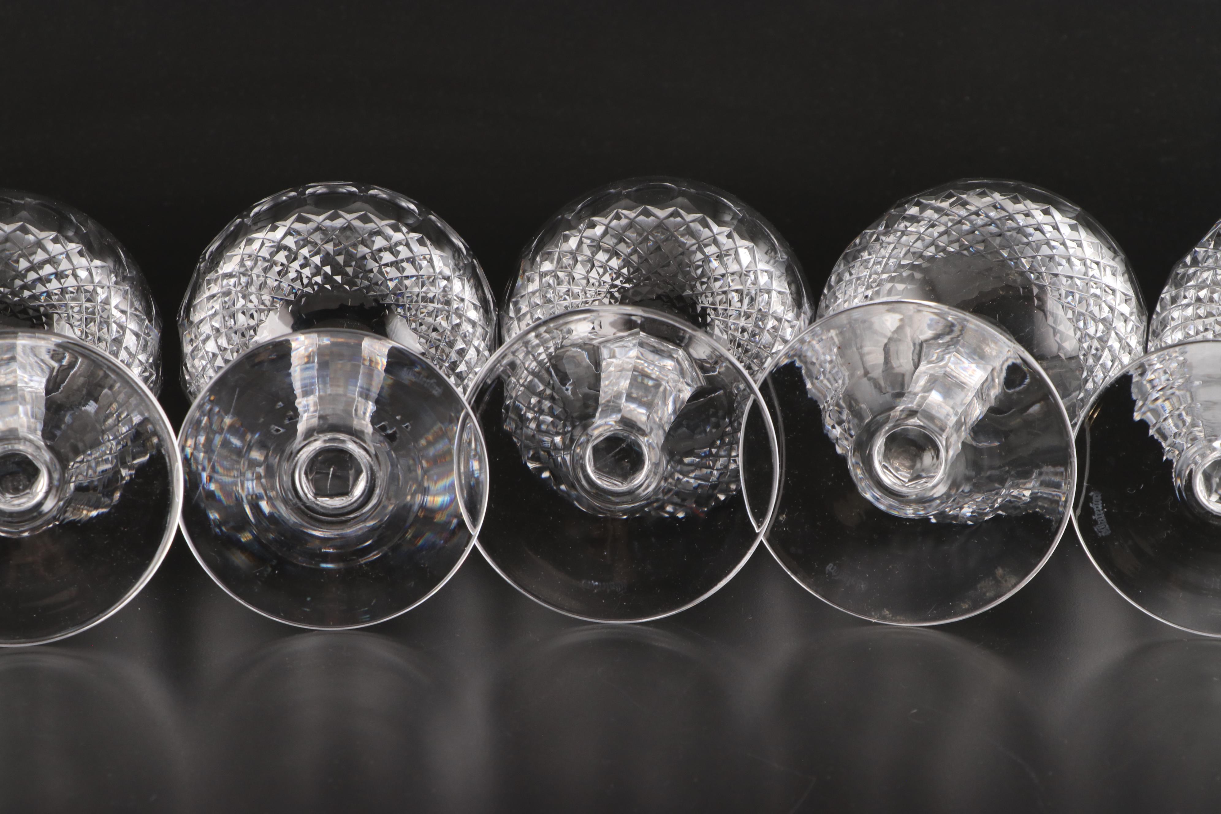 Waterford Crystal "Colleen Short Stem" Oversize Wine Glasses