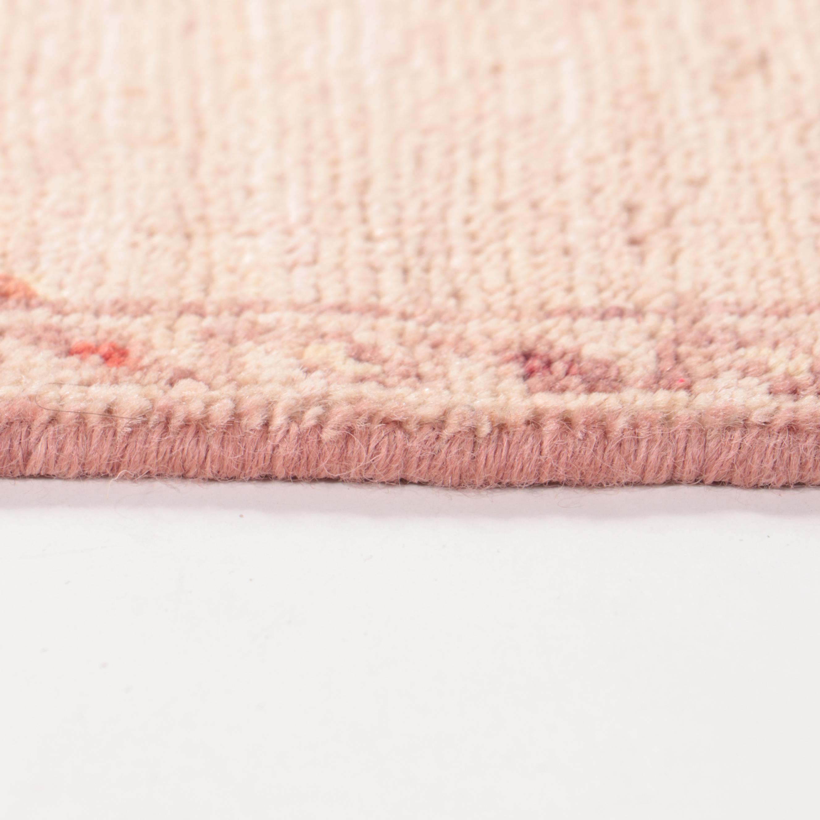 1'8 x 3'6 Hand-Knotted Indo-Turkish Hereke Accent Rug