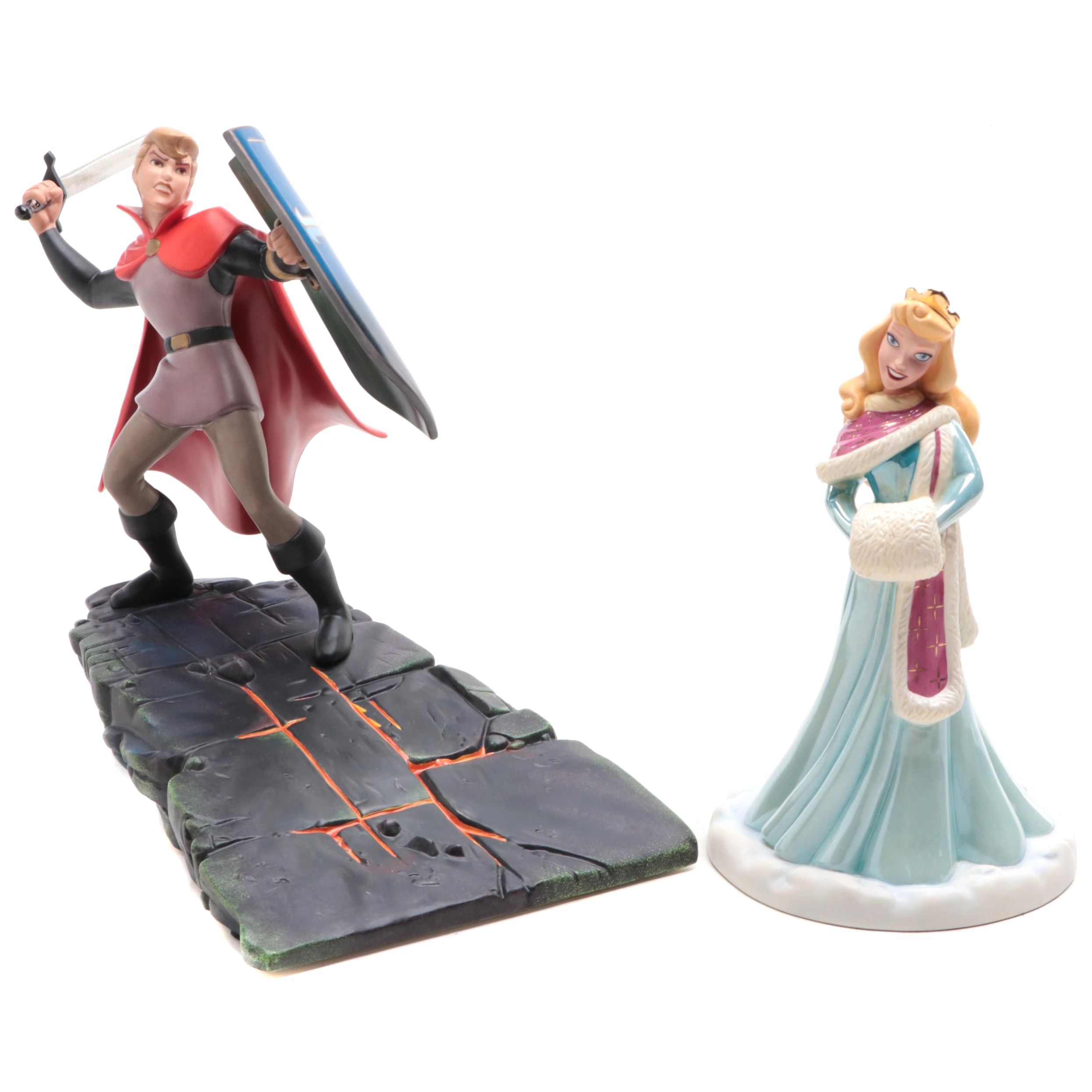 Walt Disney Sleeping Beauty Series Porcelain Figurines, Early 2000's
