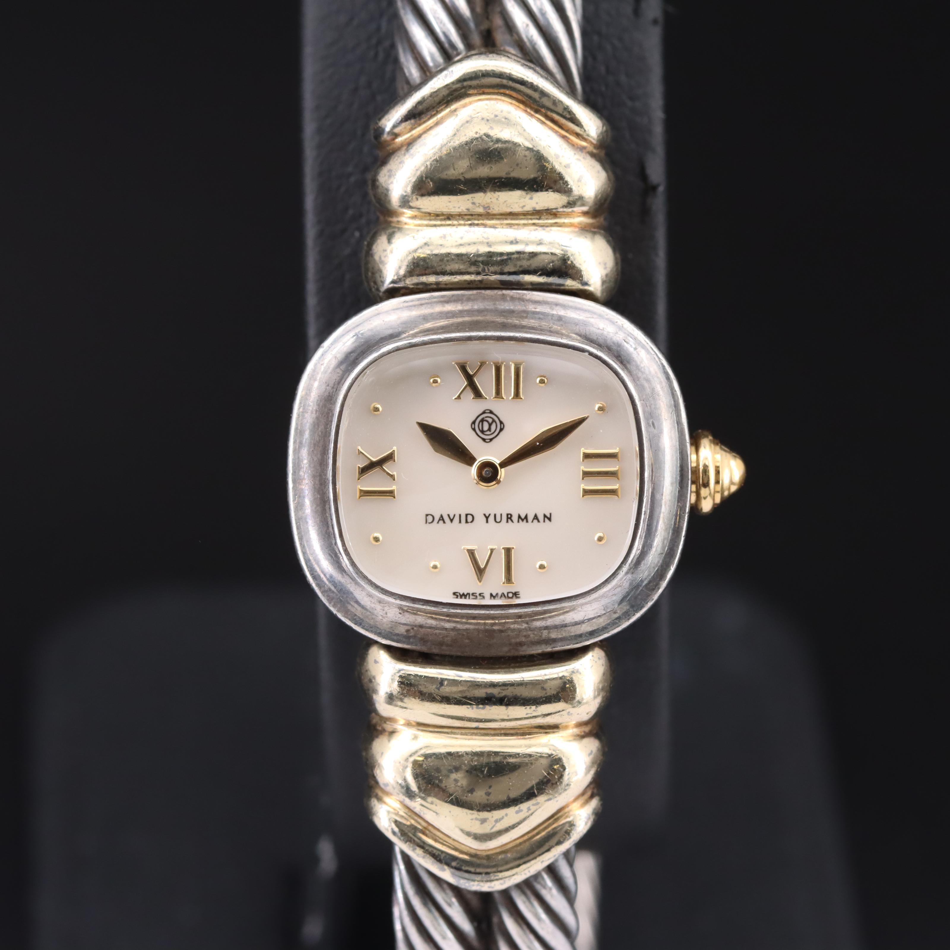 David Yurman Sterling Cable Watch