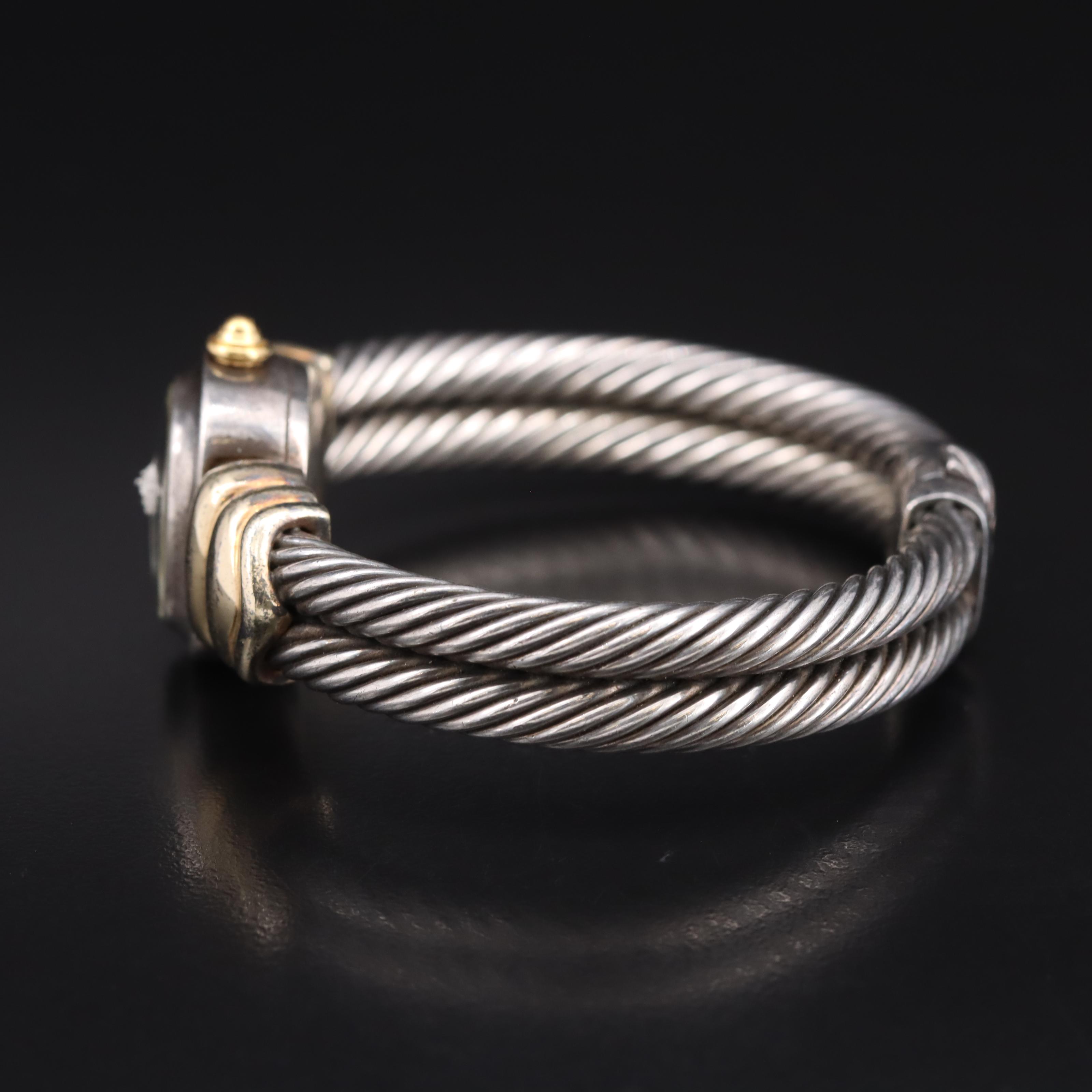 David Yurman Sterling Cable Watch