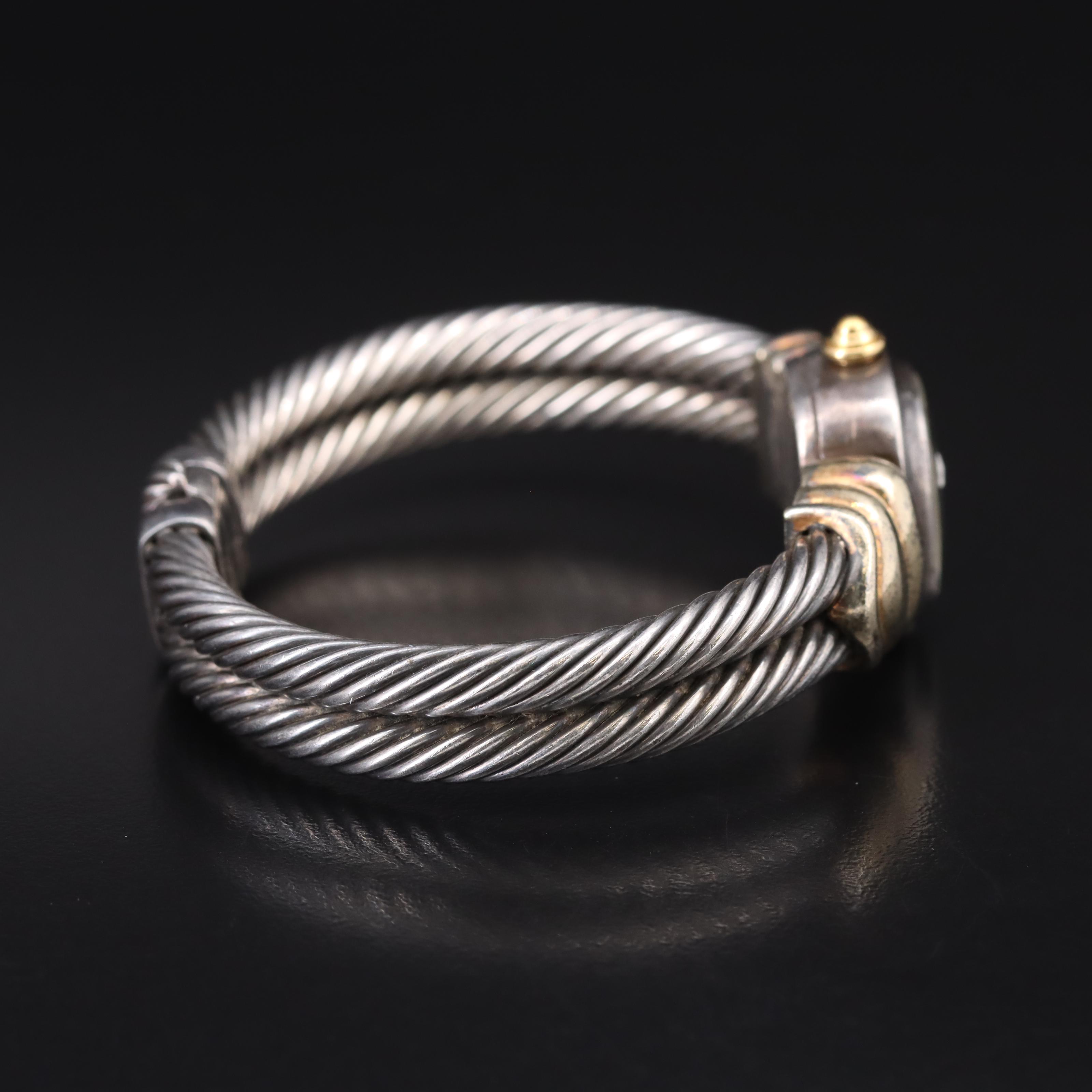 David Yurman Sterling Cable Watch