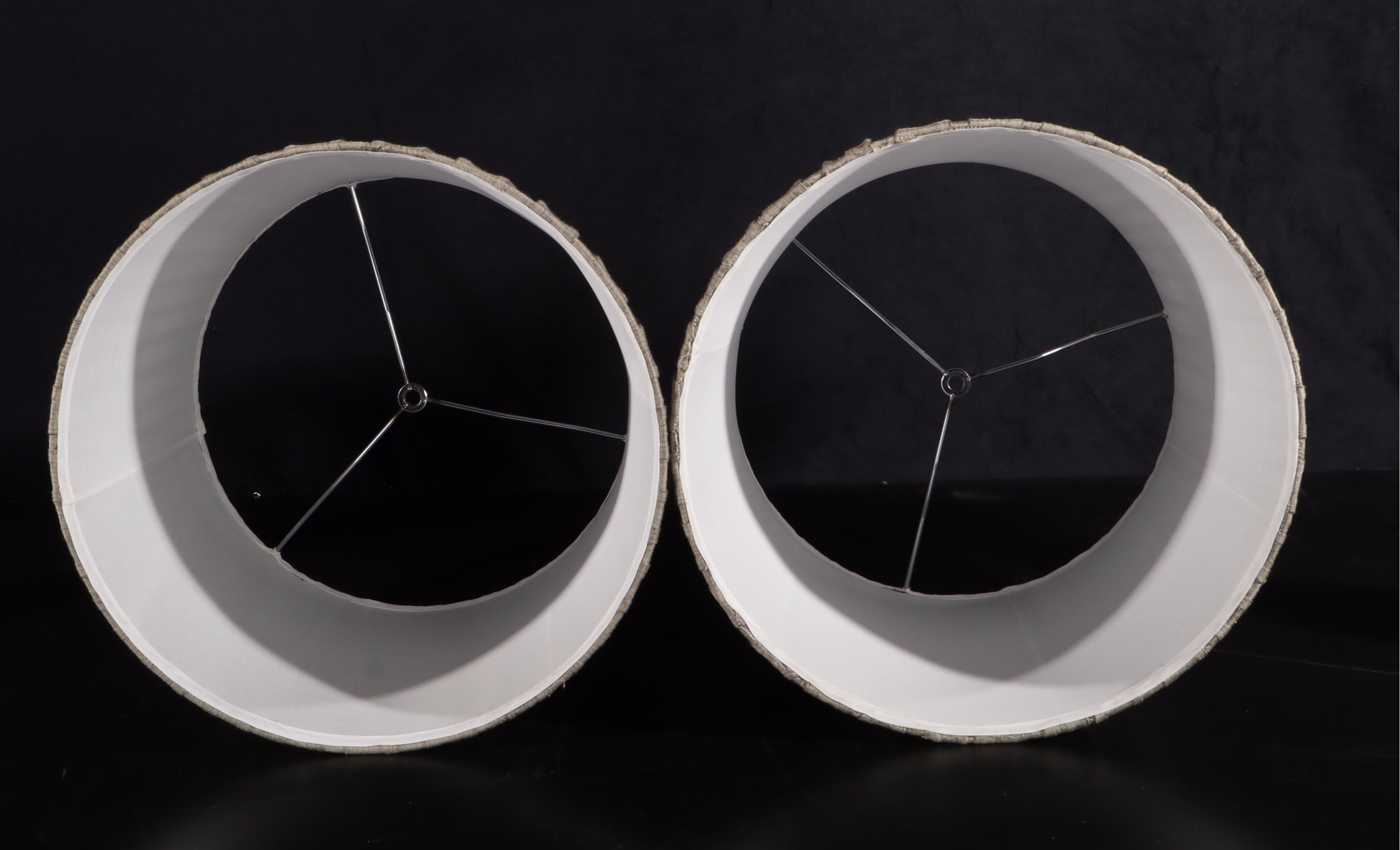 Elk Lighting Candelabra Style "Deshler" Polished Nickel and Glass Table Lamps