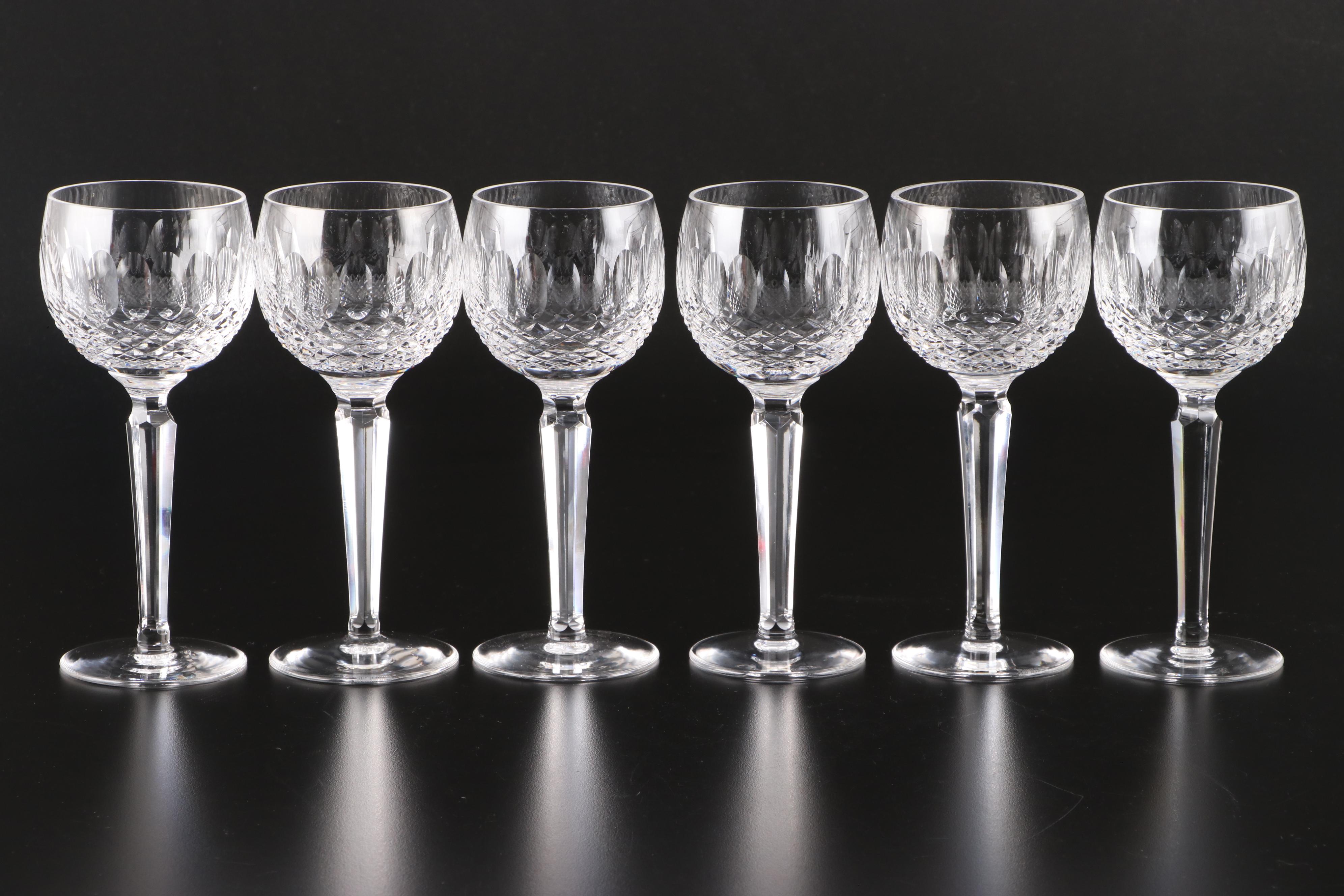 Waterford Crystal "Colleen Short Stem" Hock Glasses