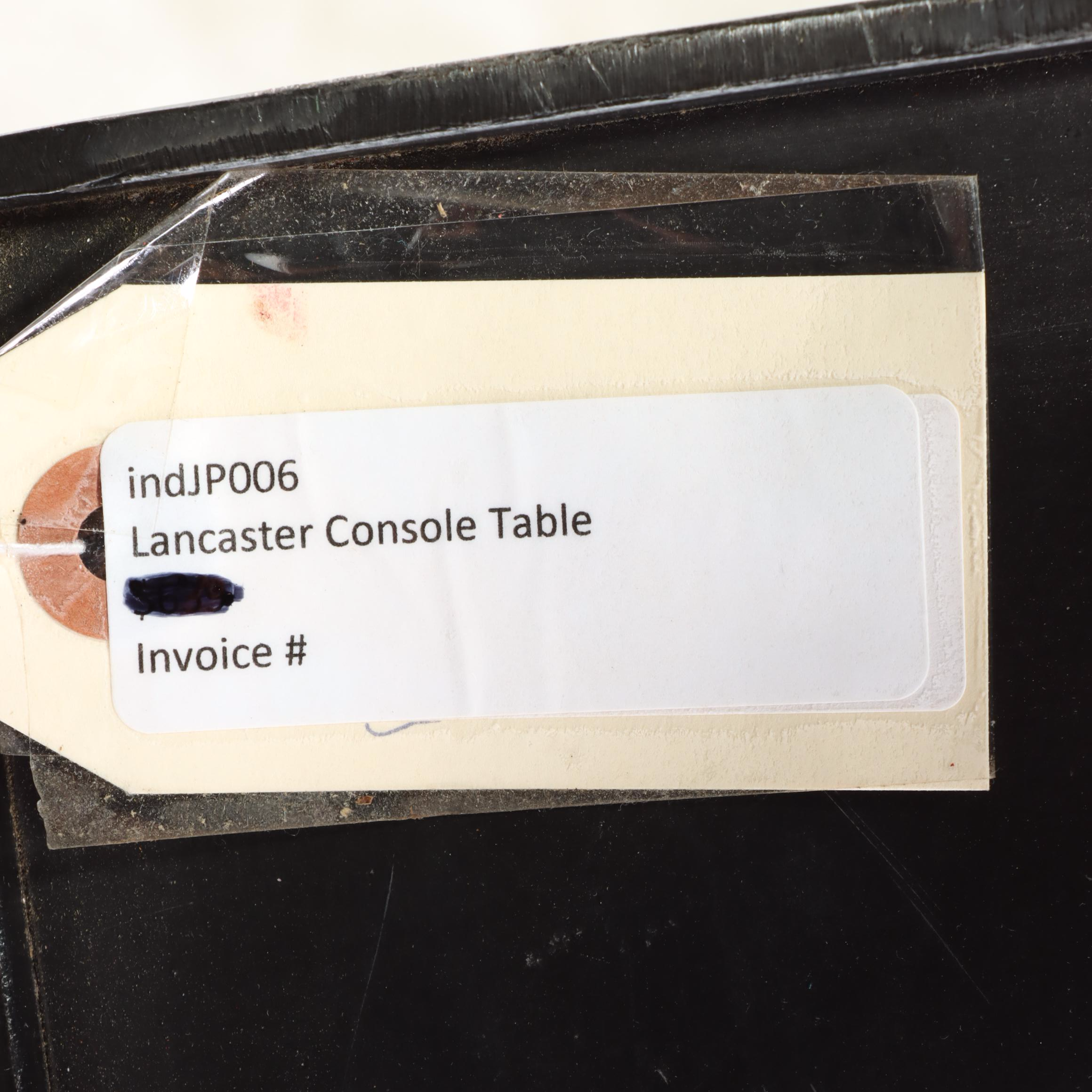 Industrial Style Patinated Iron Console Table