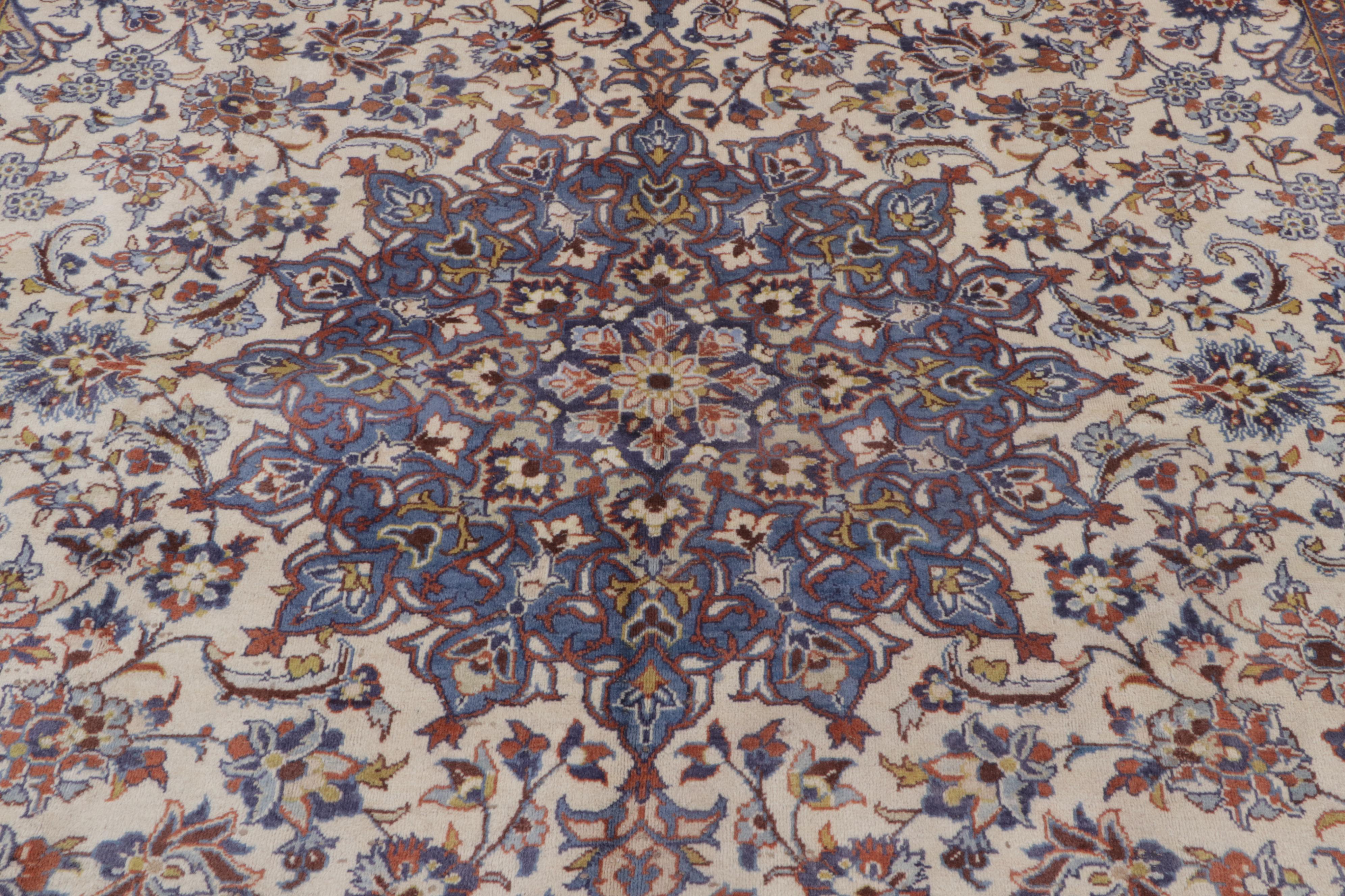 9'6 x 13'8 Hand-Knotted Persian Nain Room Sized Rug