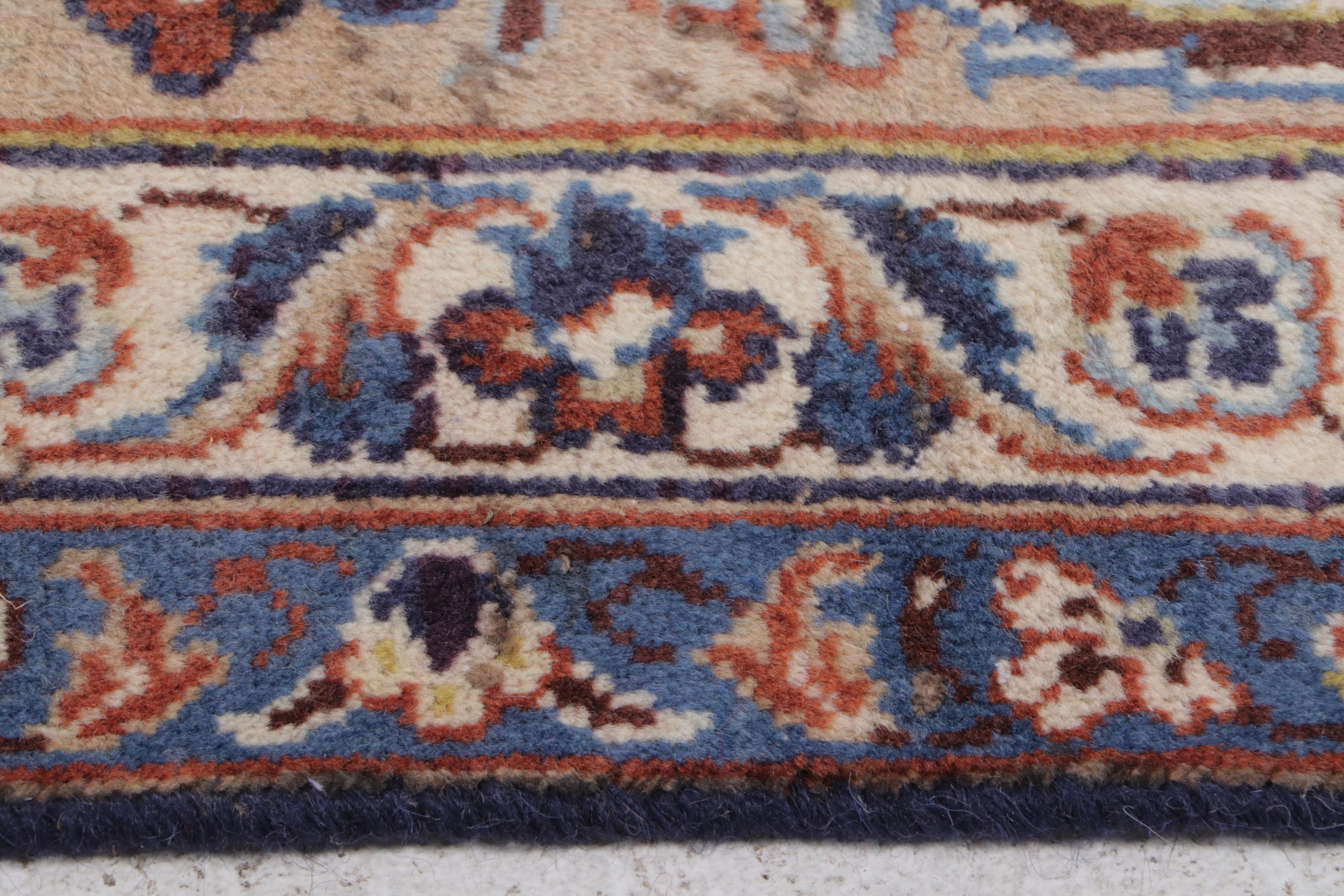 9'6 x 13'8 Hand-Knotted Persian Nain Room Sized Rug