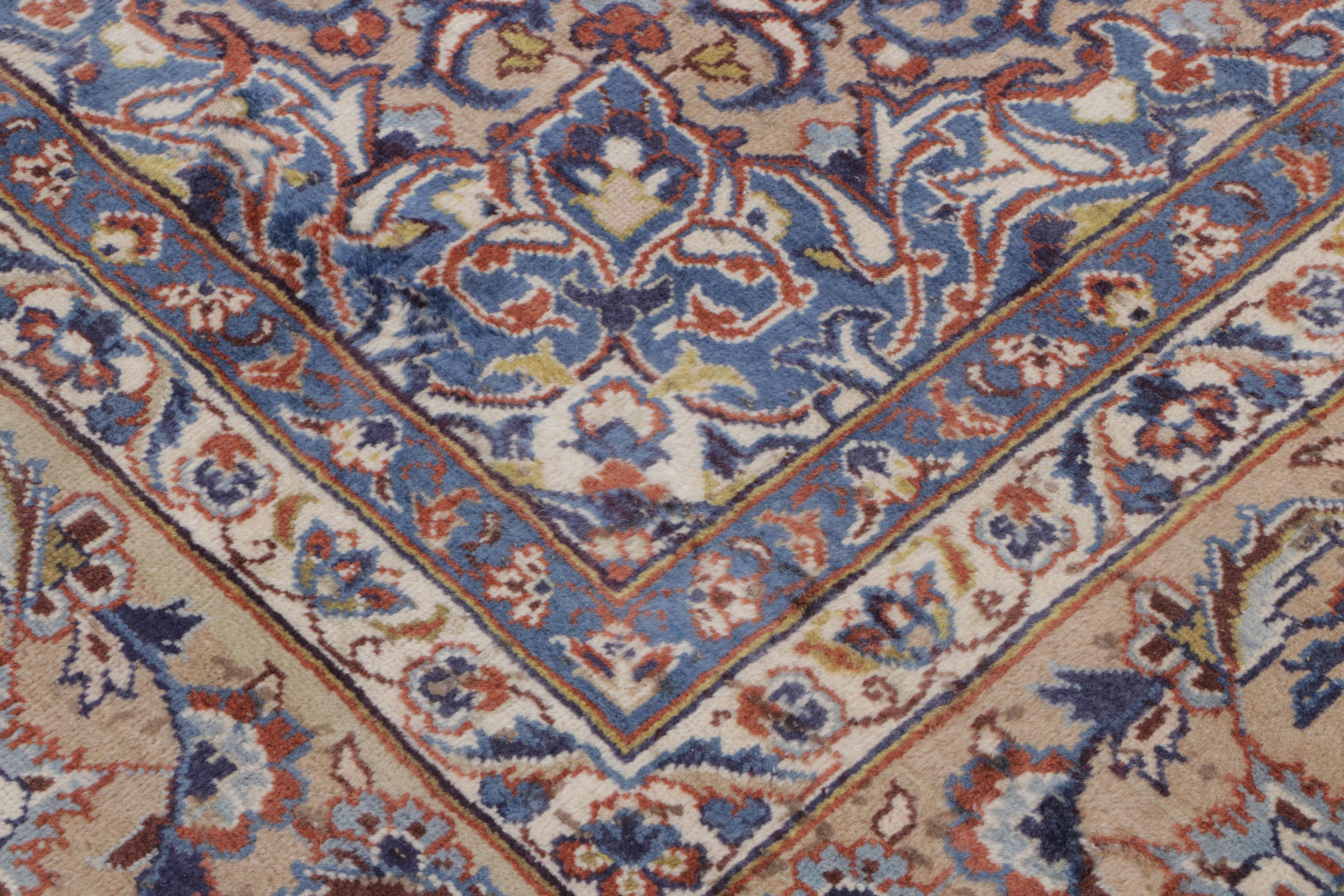 9'6 x 13'8 Hand-Knotted Persian Nain Room Sized Rug