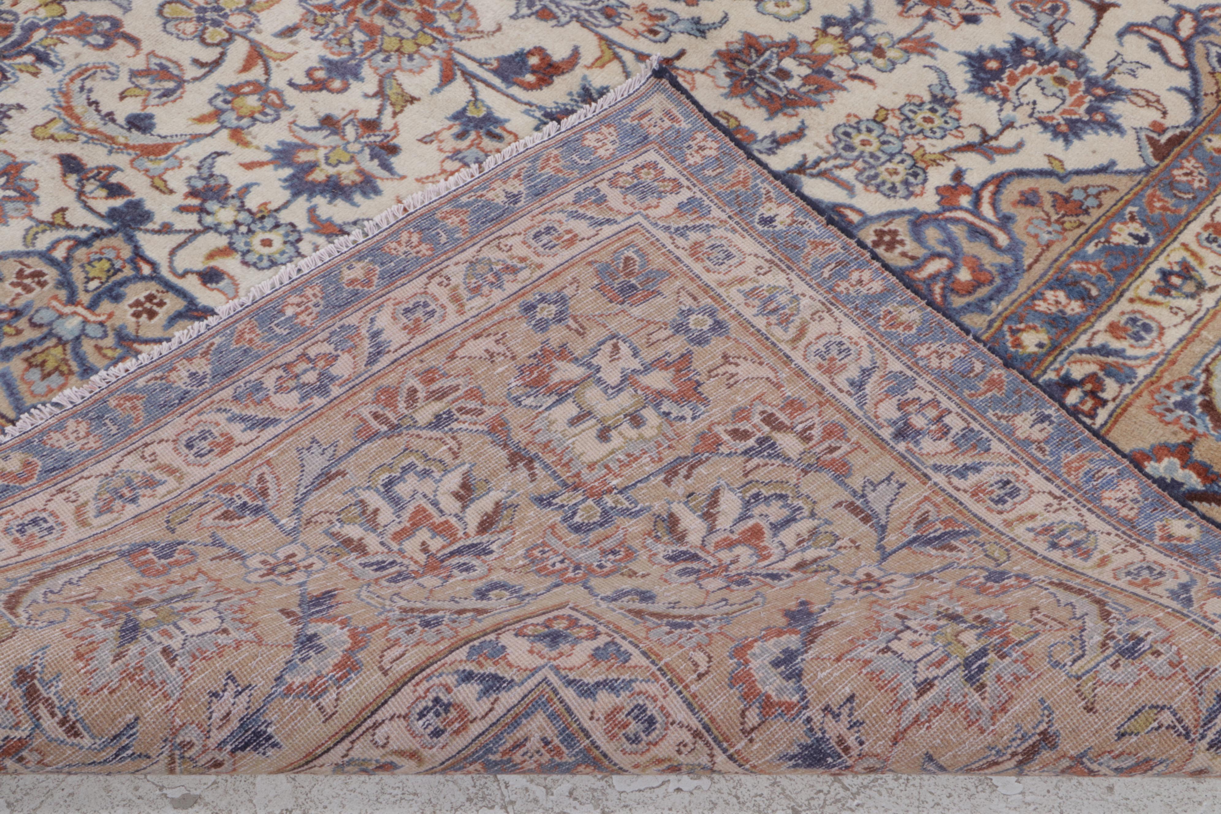 9'6 x 13'8 Hand-Knotted Persian Nain Room Sized Rug