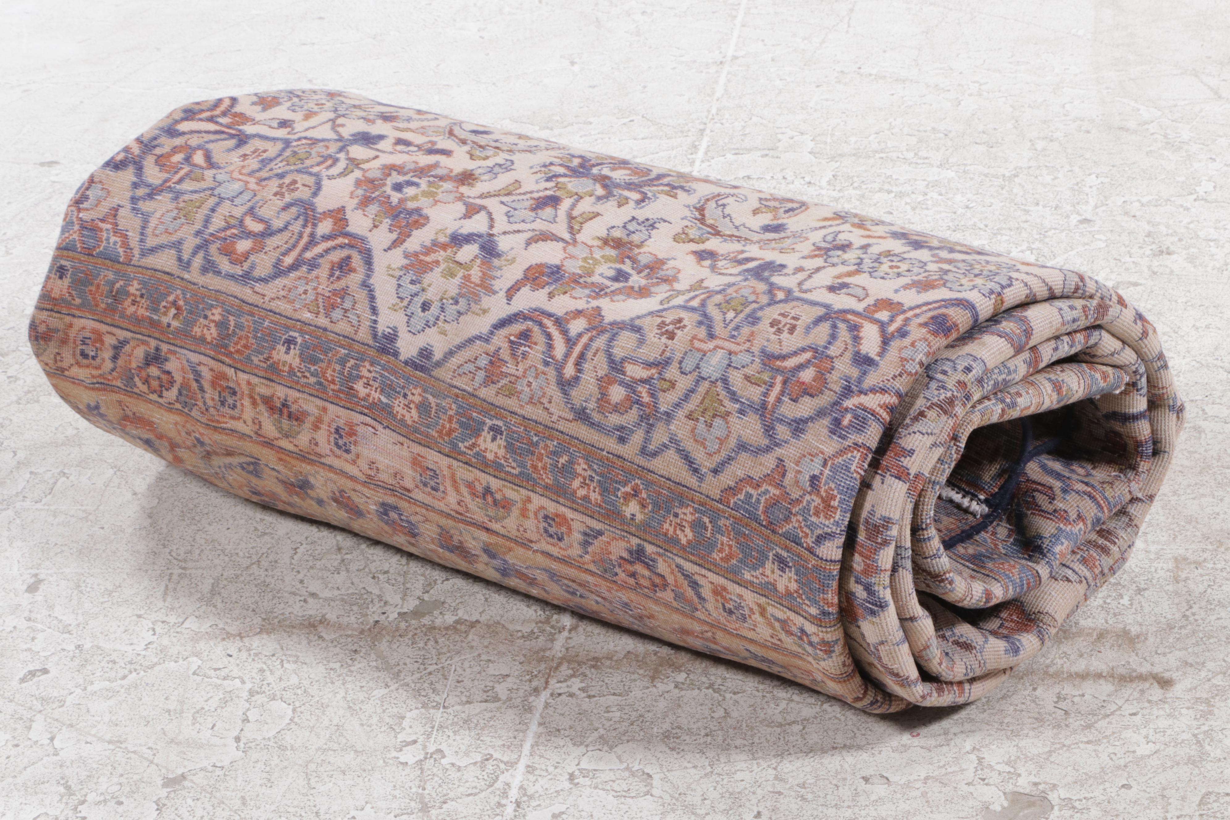 9'6 x 13'8 Hand-Knotted Persian Nain Room Sized Rug