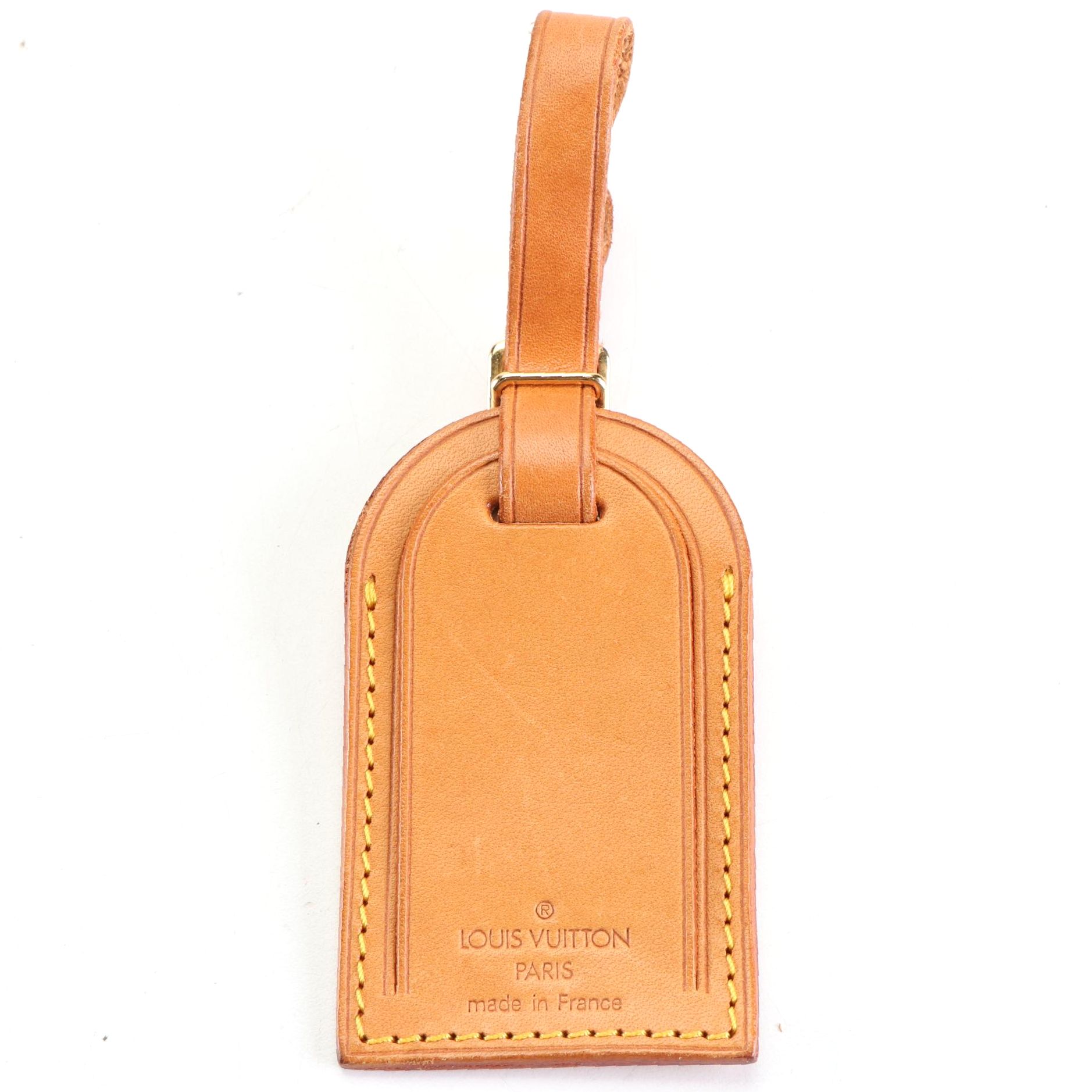 Louis Vuitton Luggage Tag in Vachetta Leather