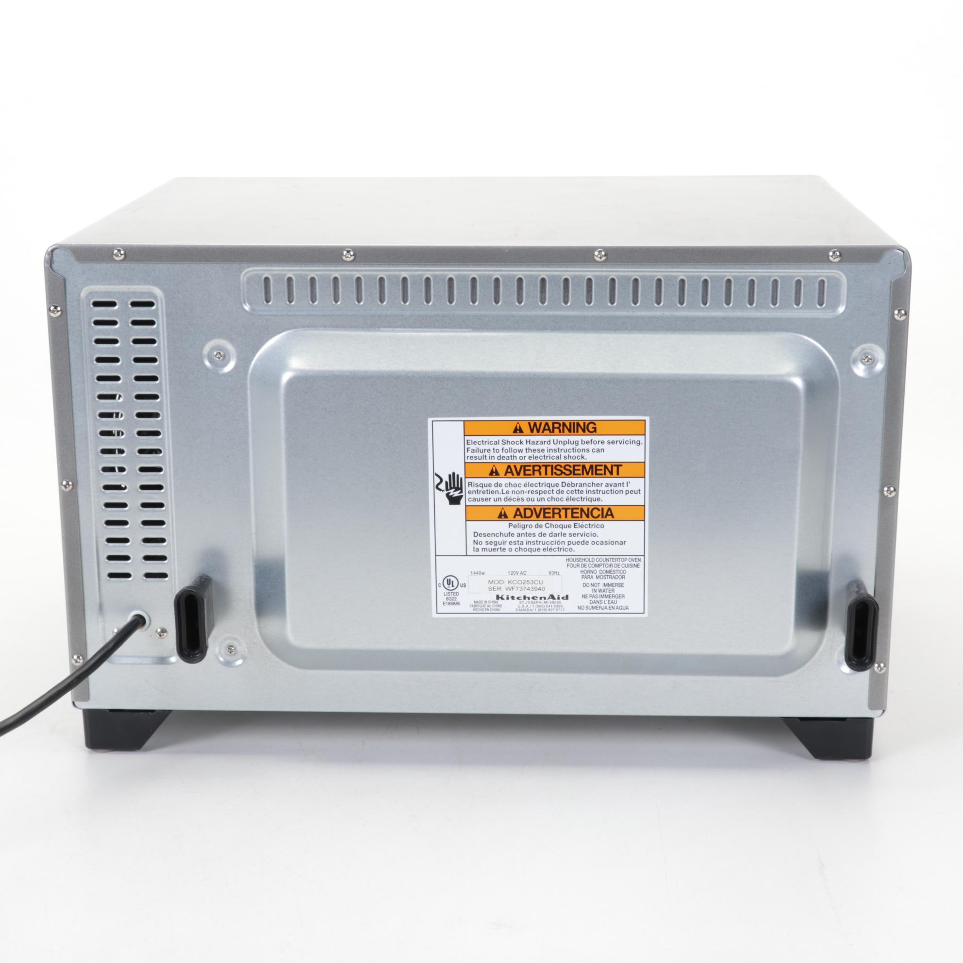 KitchenAid Compact Convection Oven with Arthur Court Butterfly Dish