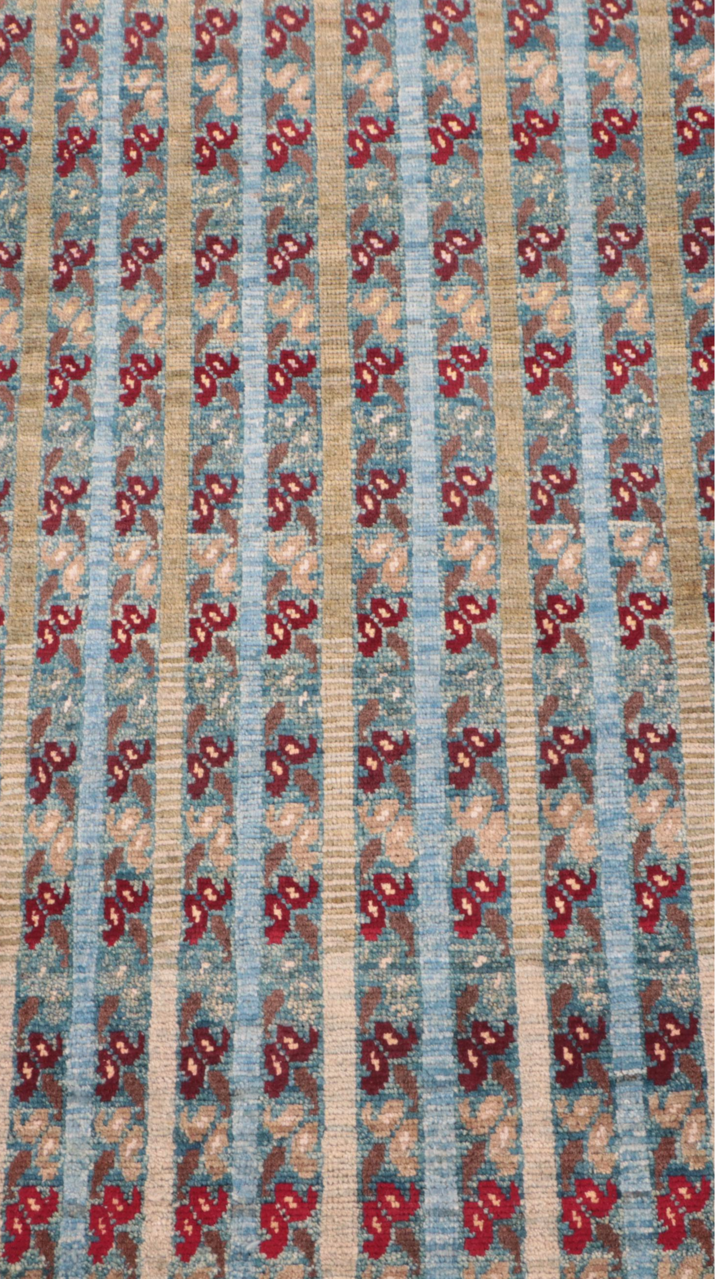 1'9 x 3'2 Hand-Knotted Indo-Caucasian Kazak Accent Rug