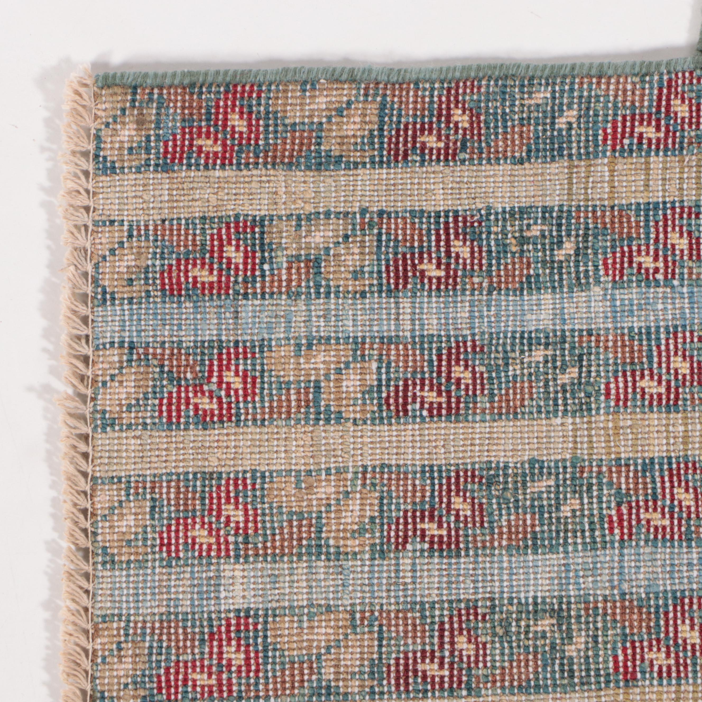 1'9 x 3'2 Hand-Knotted Indo-Caucasian Kazak Accent Rug