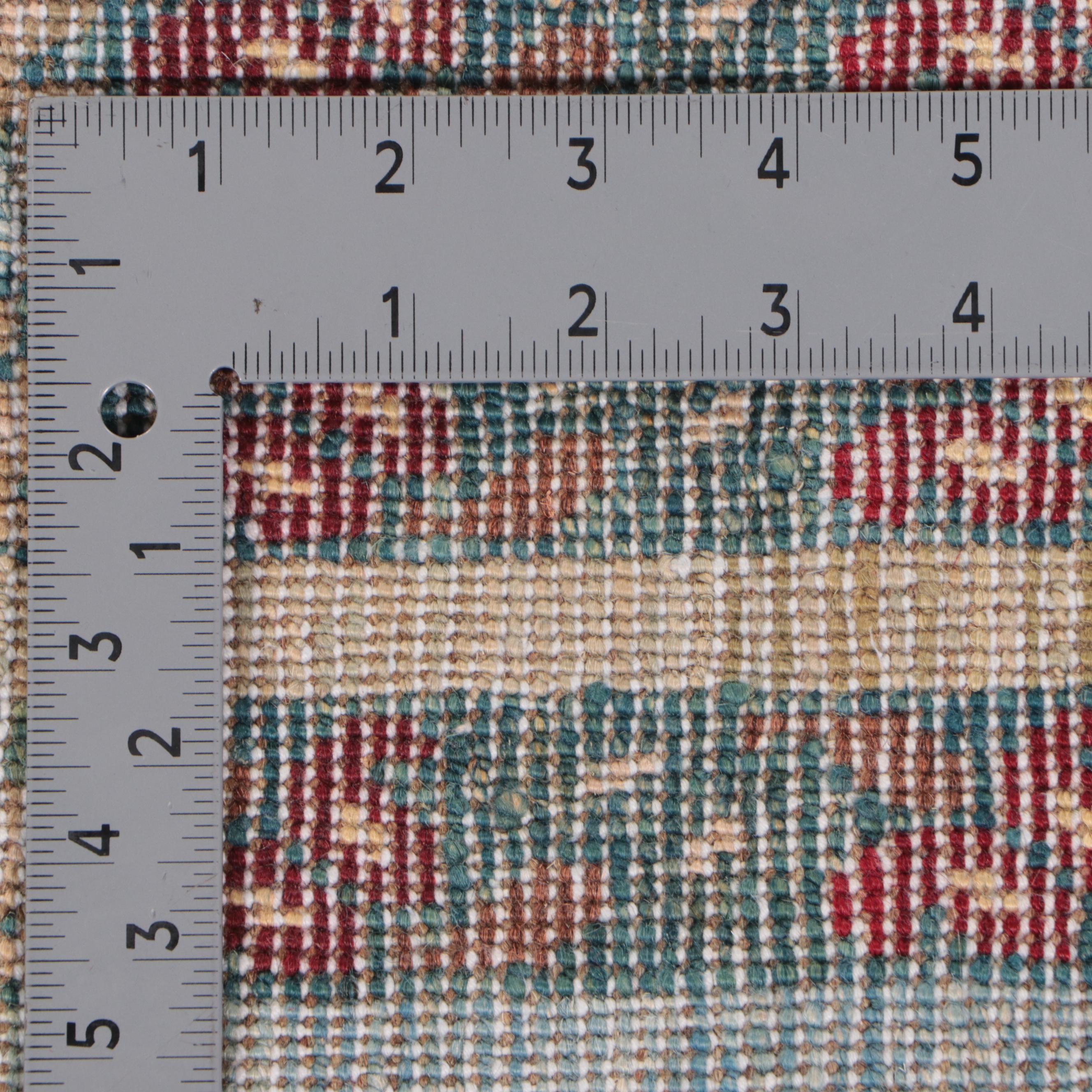 1'9 x 3'2 Hand-Knotted Indo-Caucasian Kazak Accent Rug