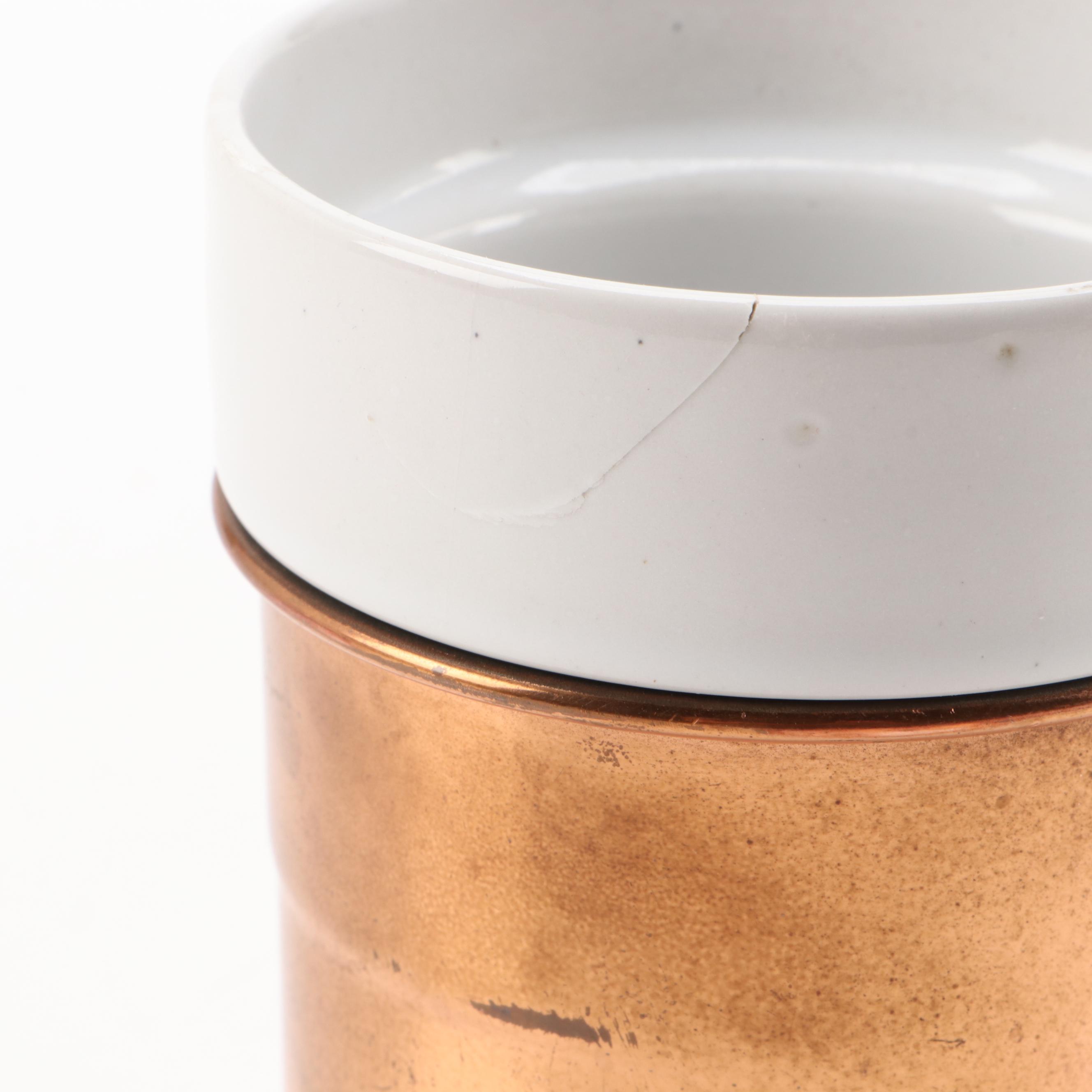 Copper and Ceramic Mugs with Mug Tree and More