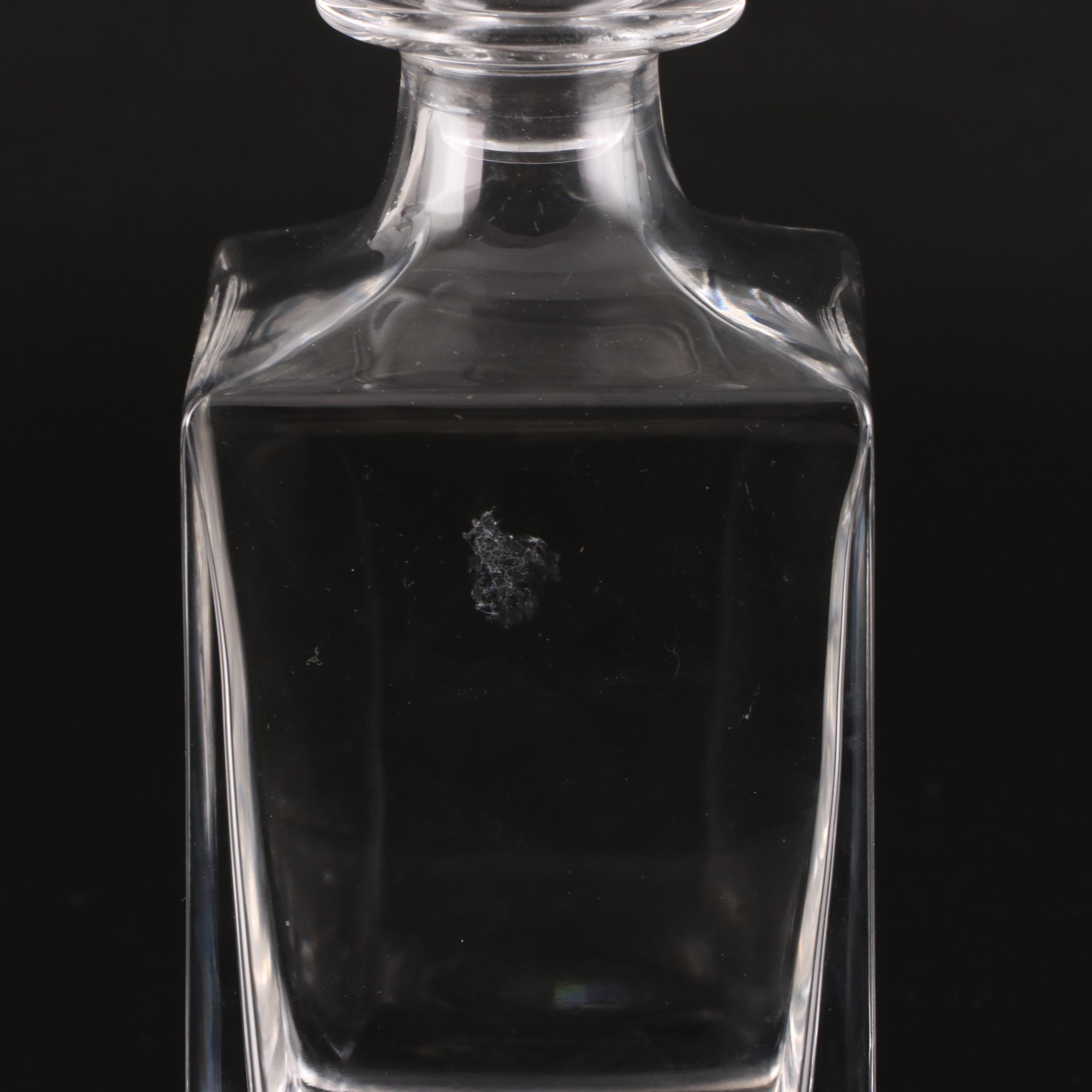 Tiffany & Co. Crystal Decanter with Glass Brandy Snifters
