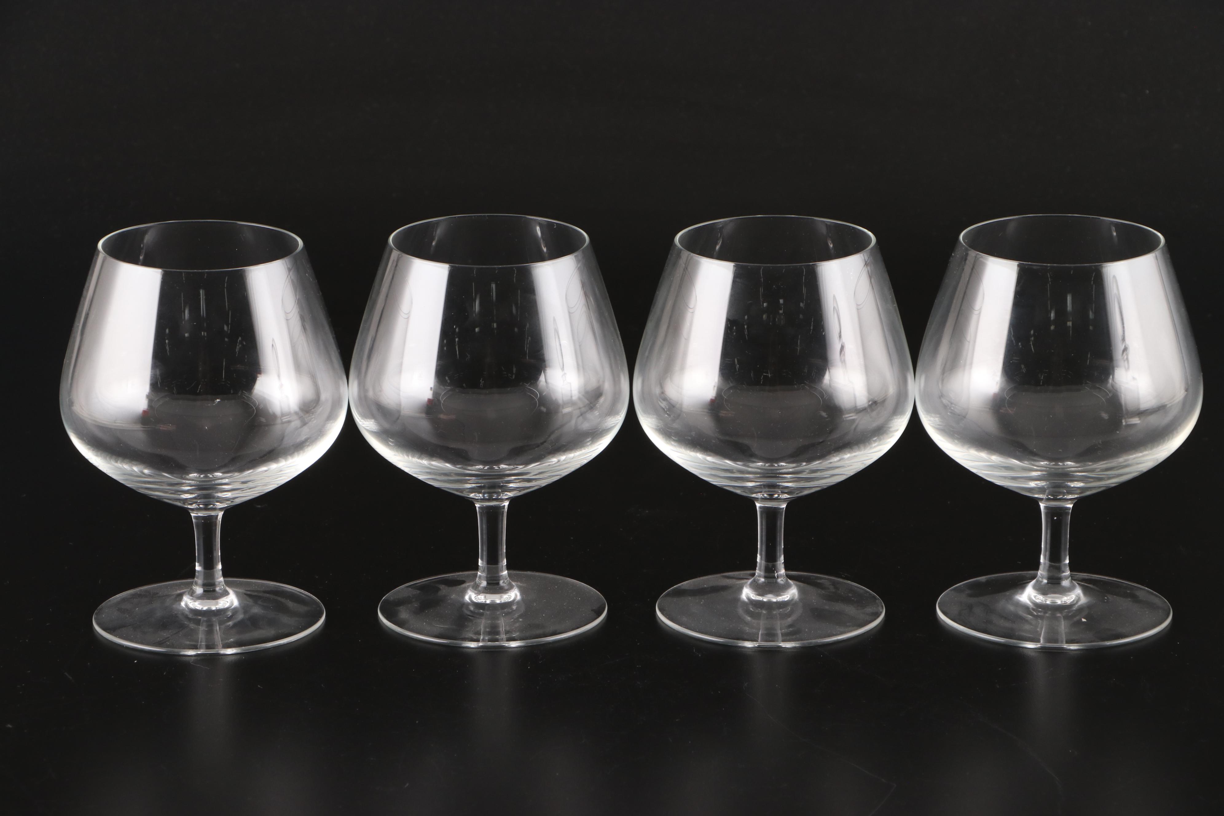 Tiffany & Co. Crystal Decanter with Glass Brandy Snifters