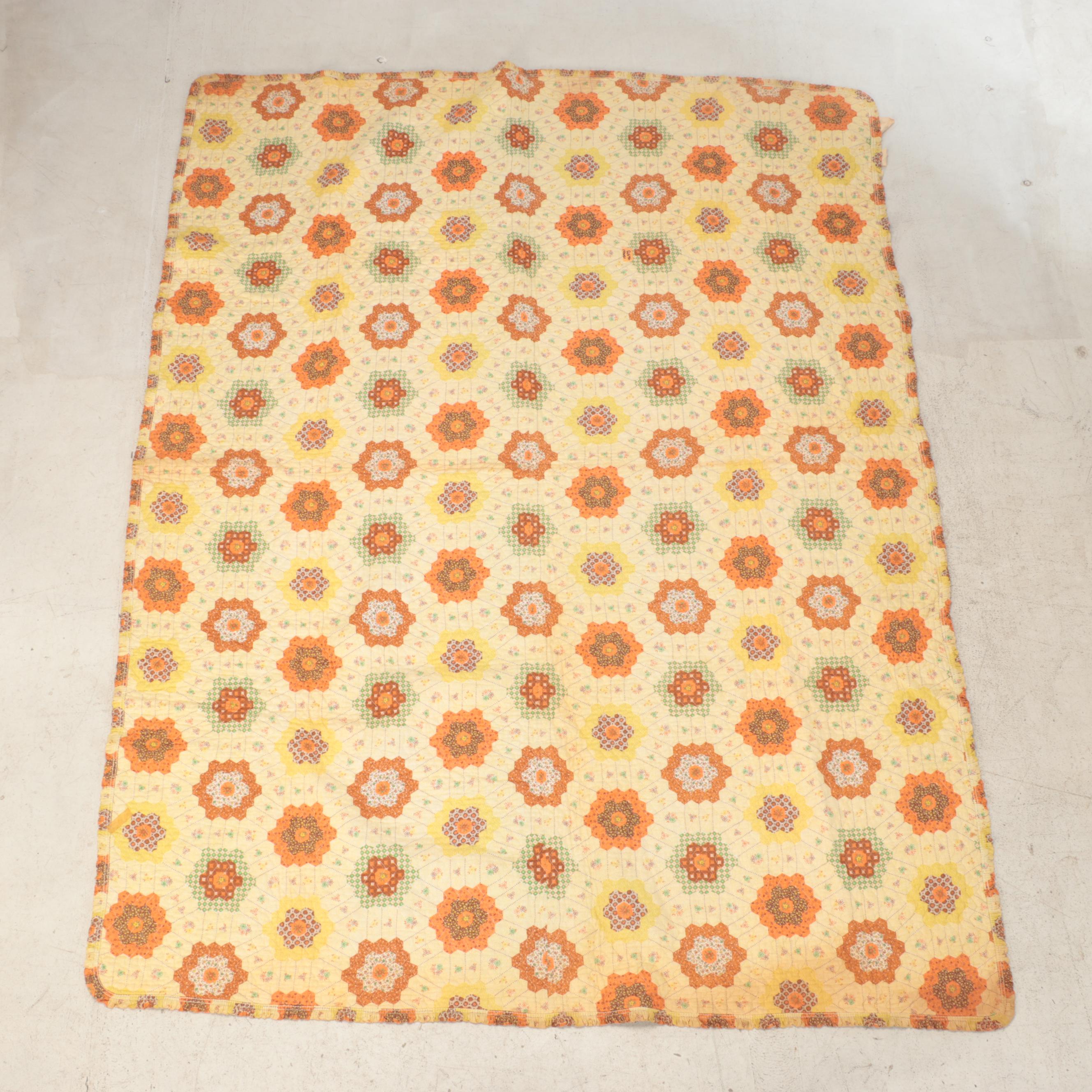 Cannon Jacquard Twin Bedspread with More Bed Linens and Pinch Pleat Drapes