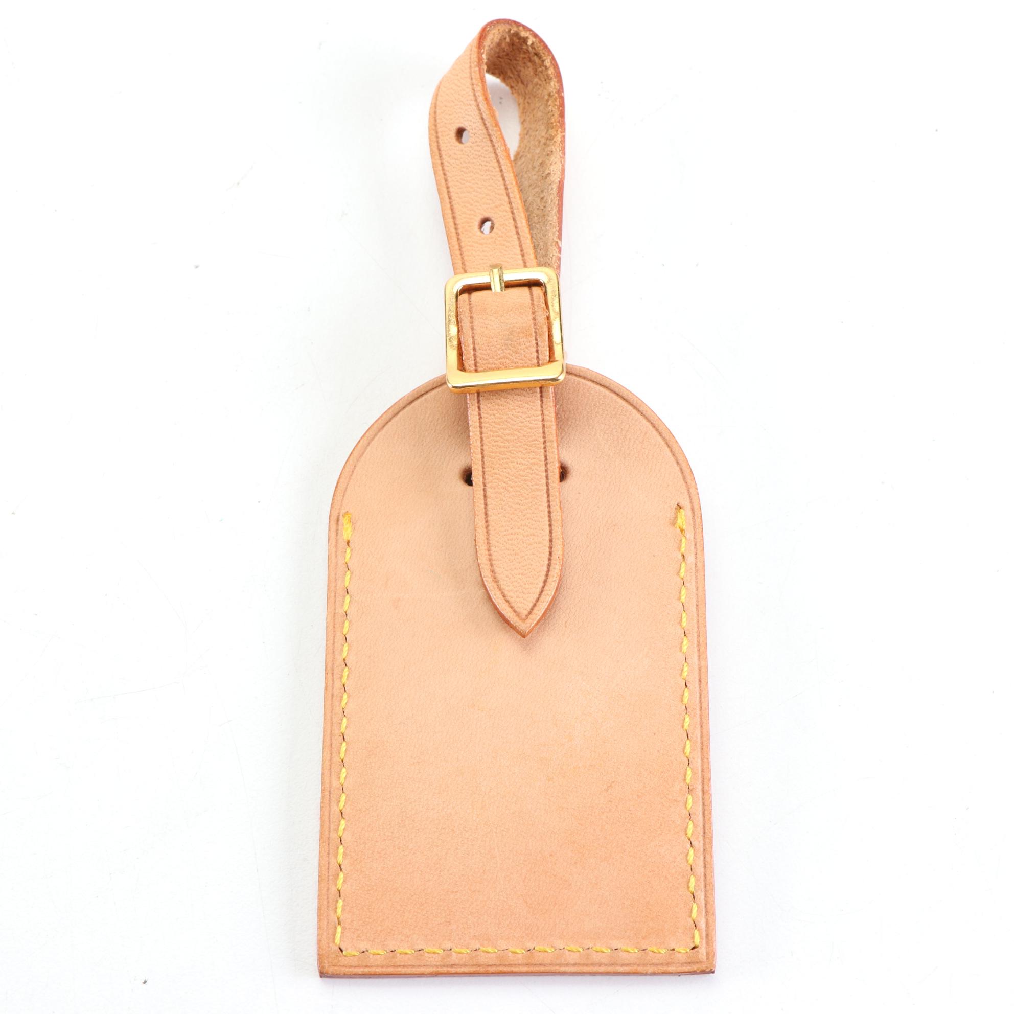 Louis Vuitton Luggage Tag in Vachetta Leather