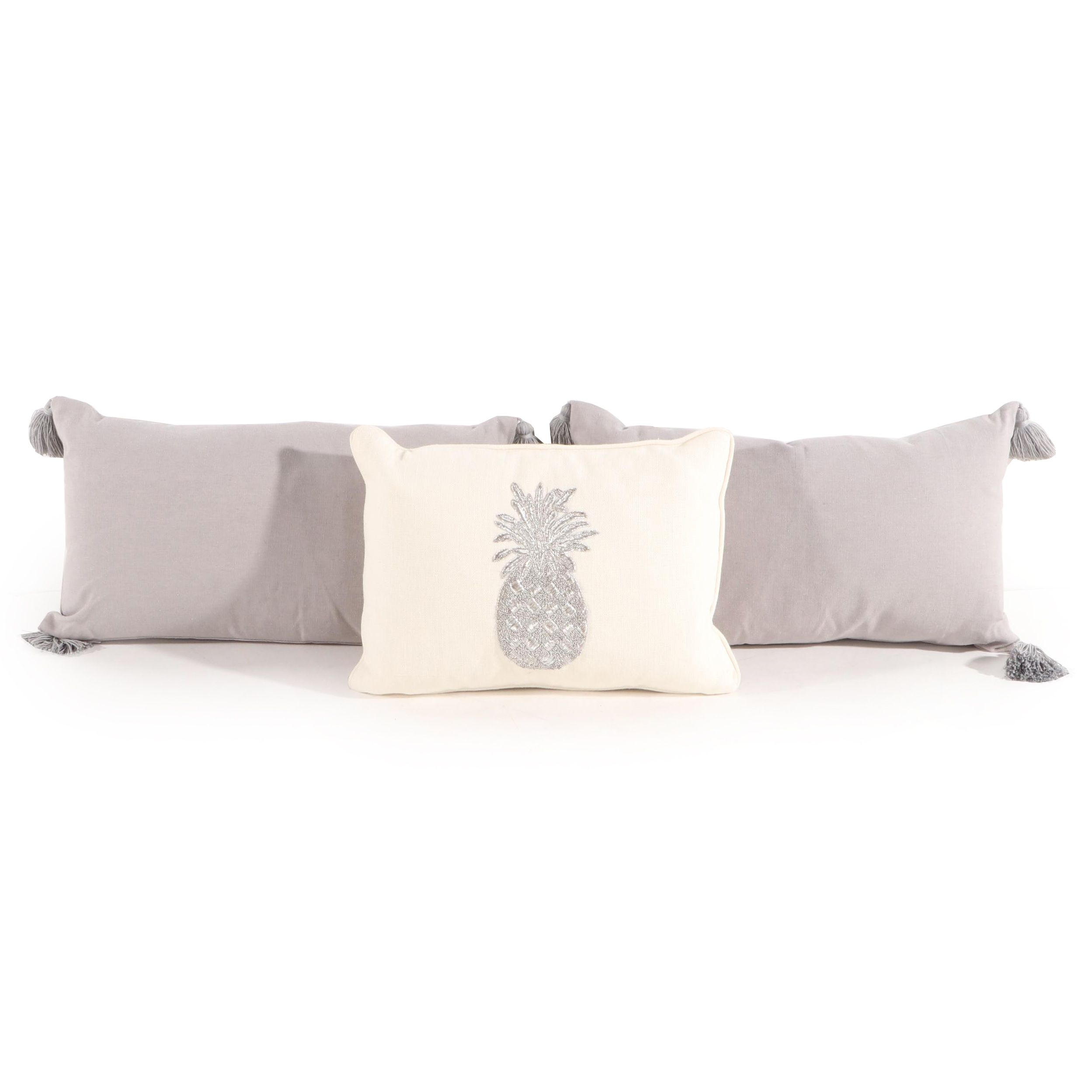 Ballard Designs and Williams Sonoma Home Linen Blend Decorative Lumbar Pillows