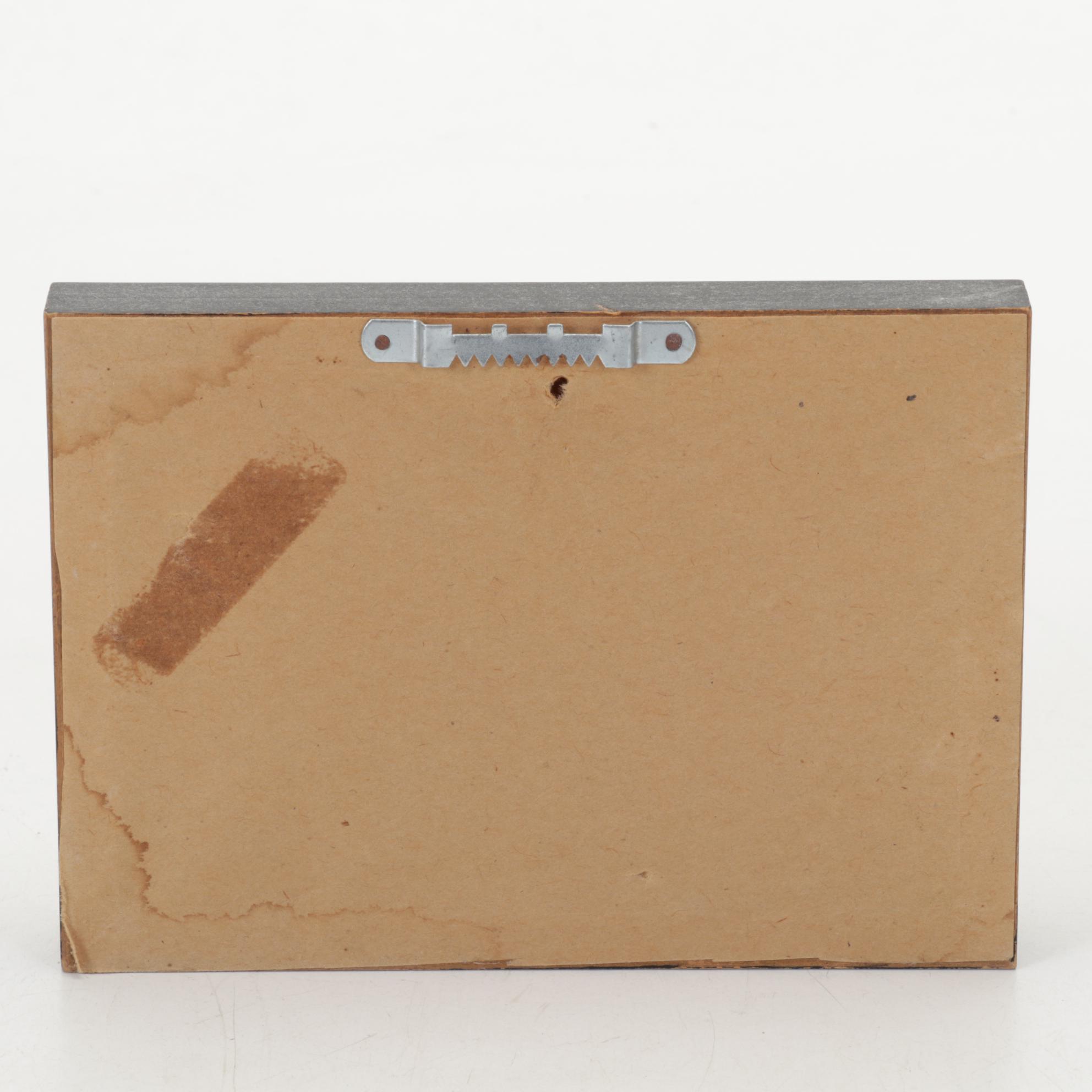 Folk Art Watercolor Painting of Shells and Sand Dollar