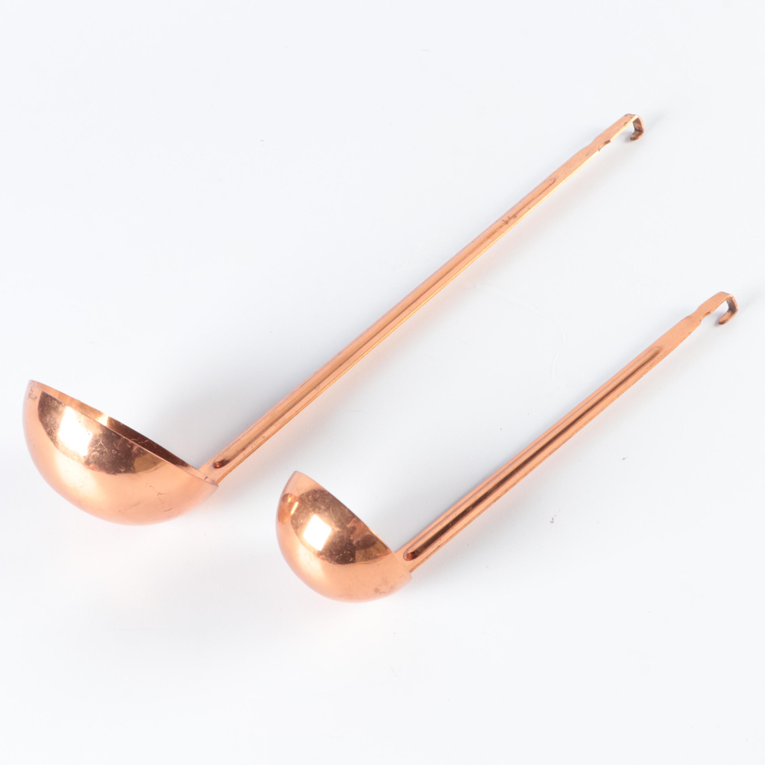 Laminaco Copper Six Piece Utensil Set with Rack