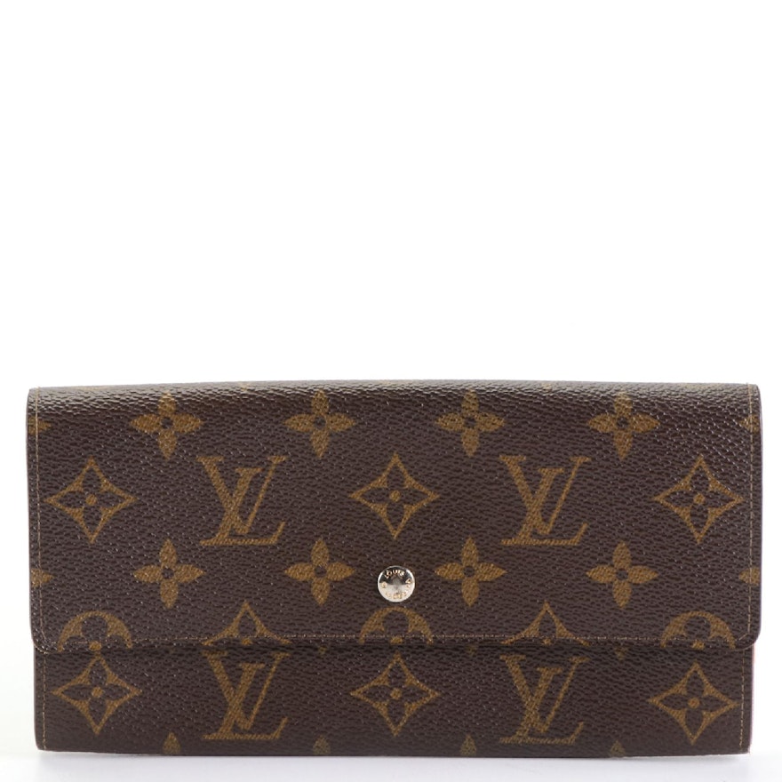 Louis Vuitton Sarah Wallet in Monogram Canvas