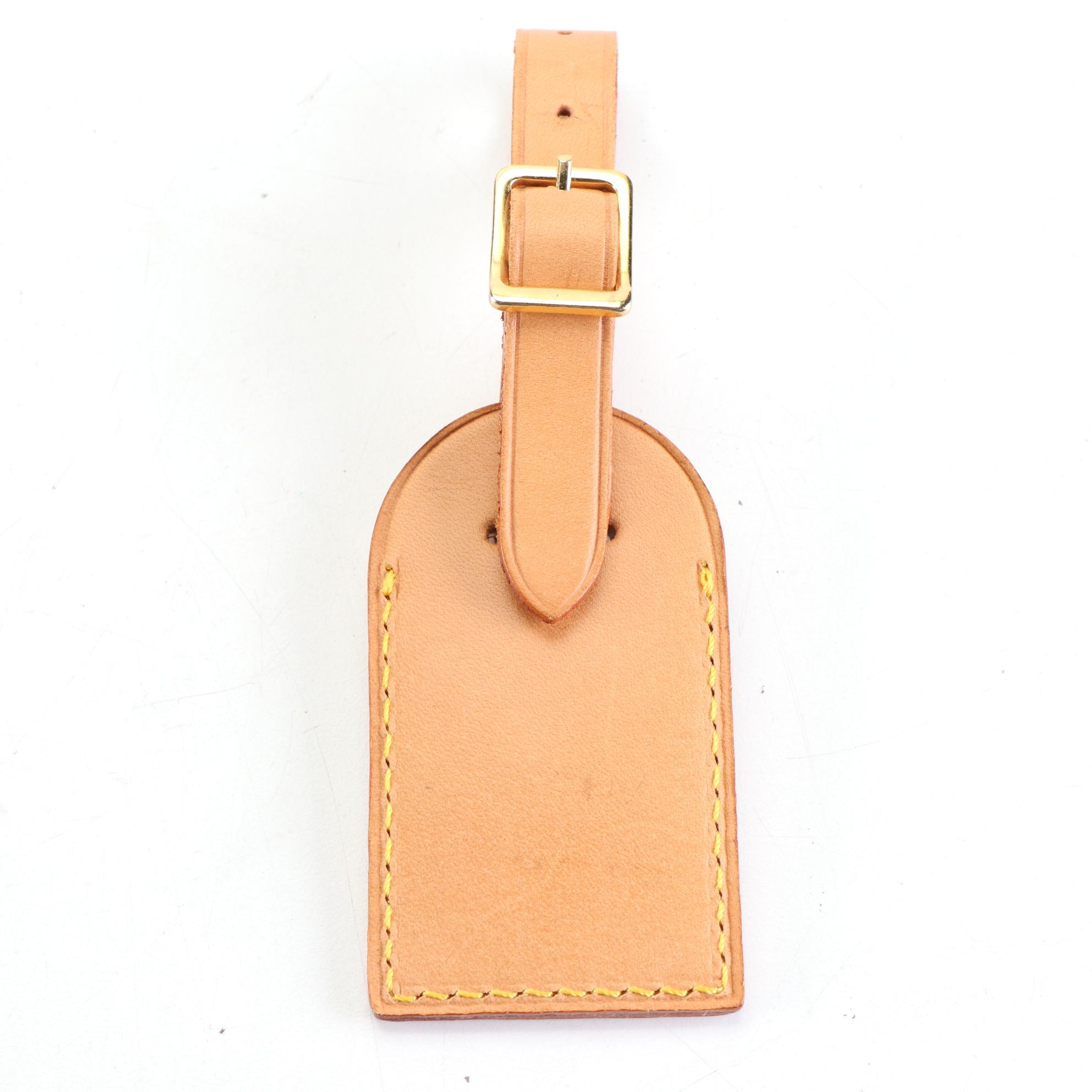 Louis Vuitton Luggage Tag in Vachetta Leather