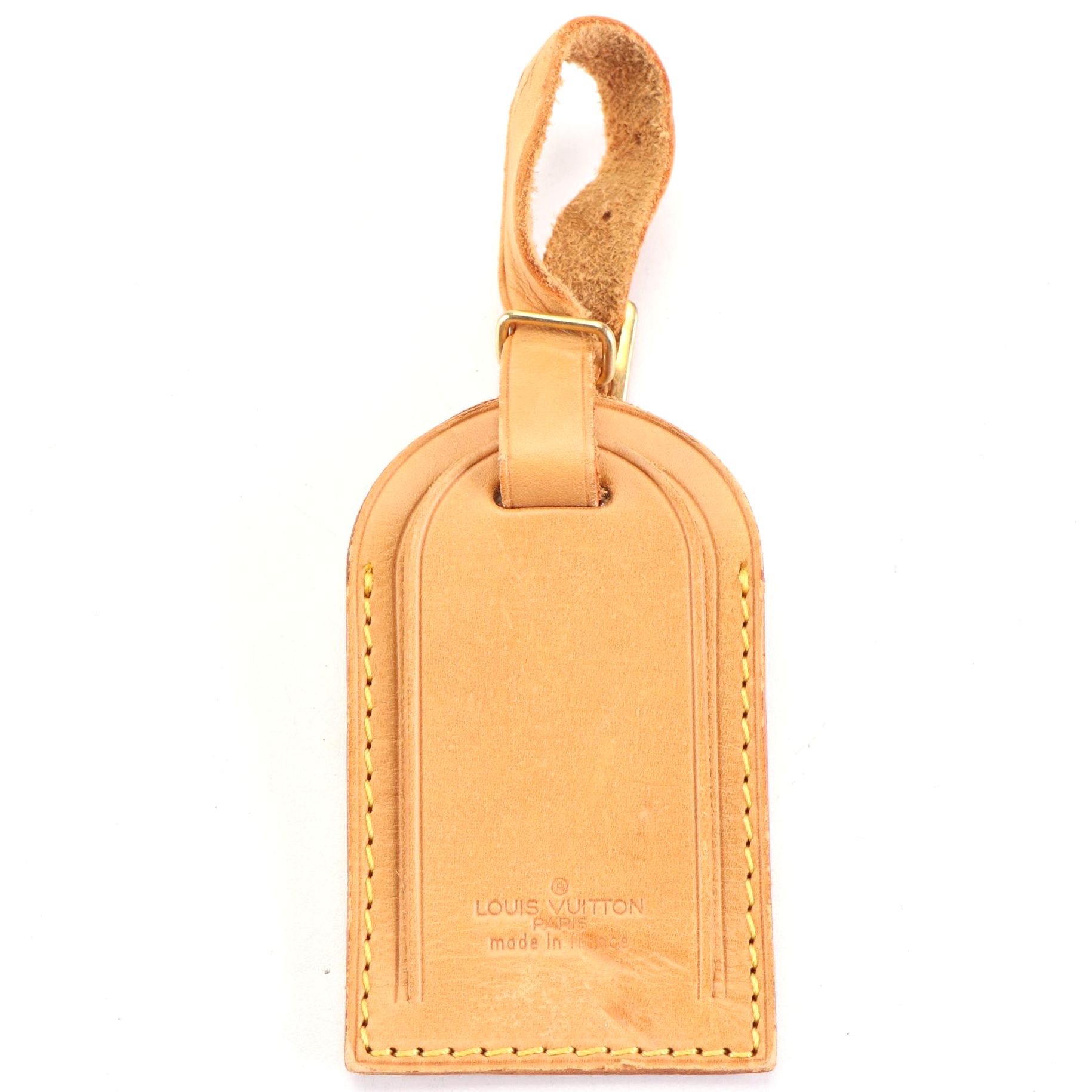 Louis Vuitton Luggage Tag in Vachetta Leather