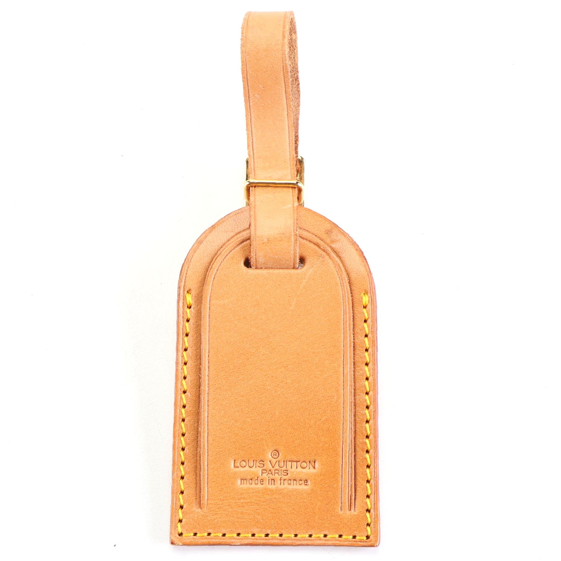 Louis Vuitton Luggage Tag in Vachetta Leather