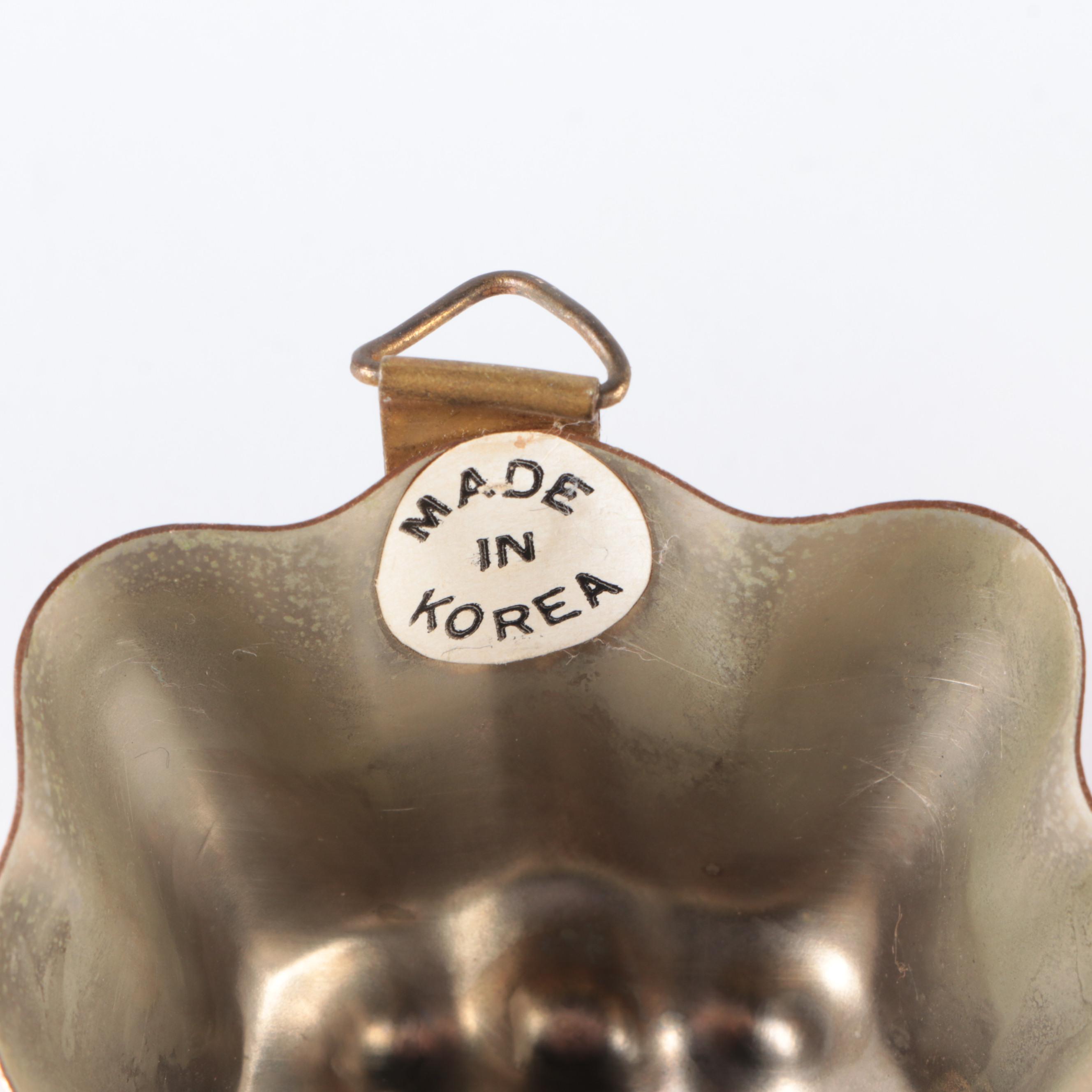 Pineapple, Pig, Heart, and More Hanging Copper Baking Molds