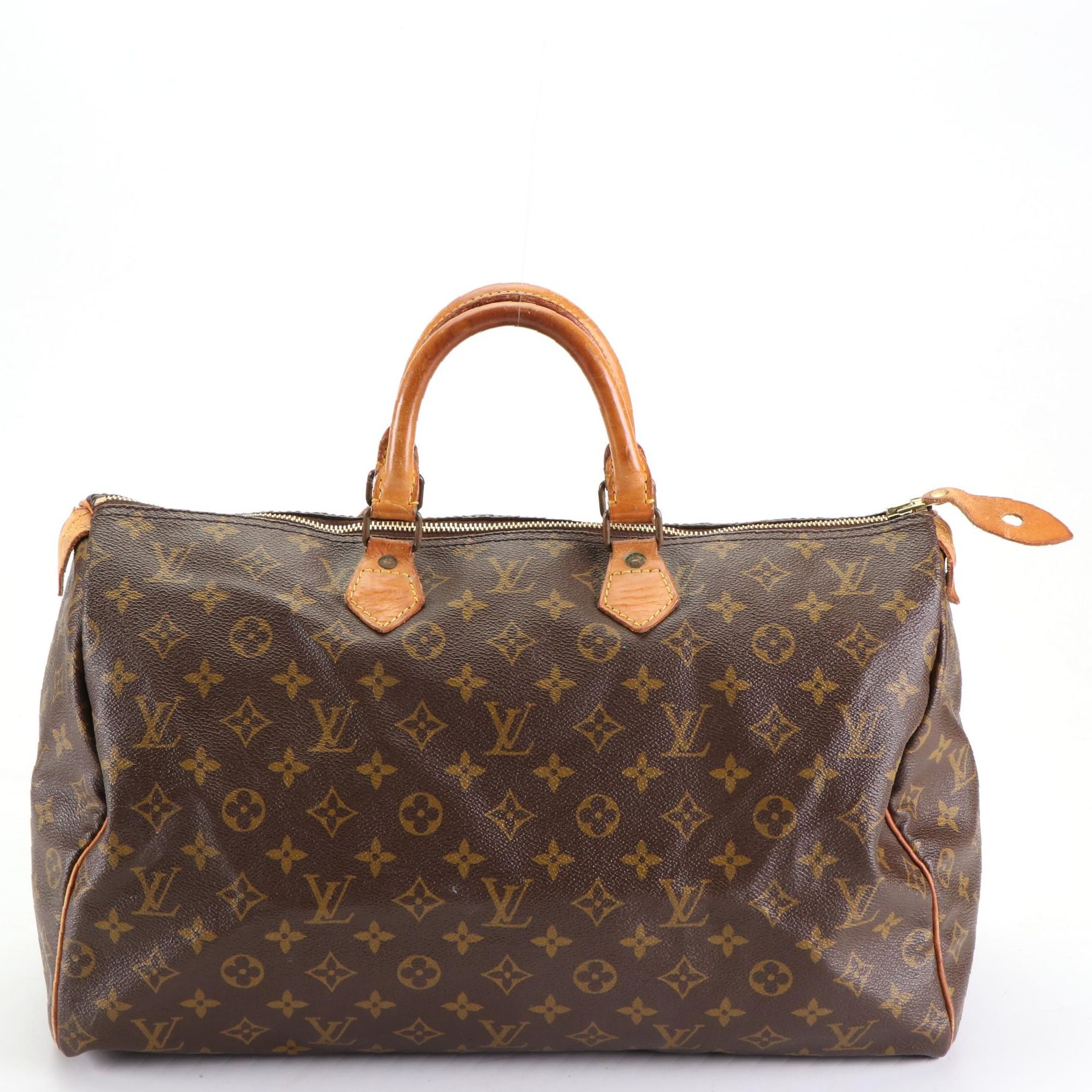 Louis Vuitton Speedy 40 in Monogram Canvas and Vachetta Leather
