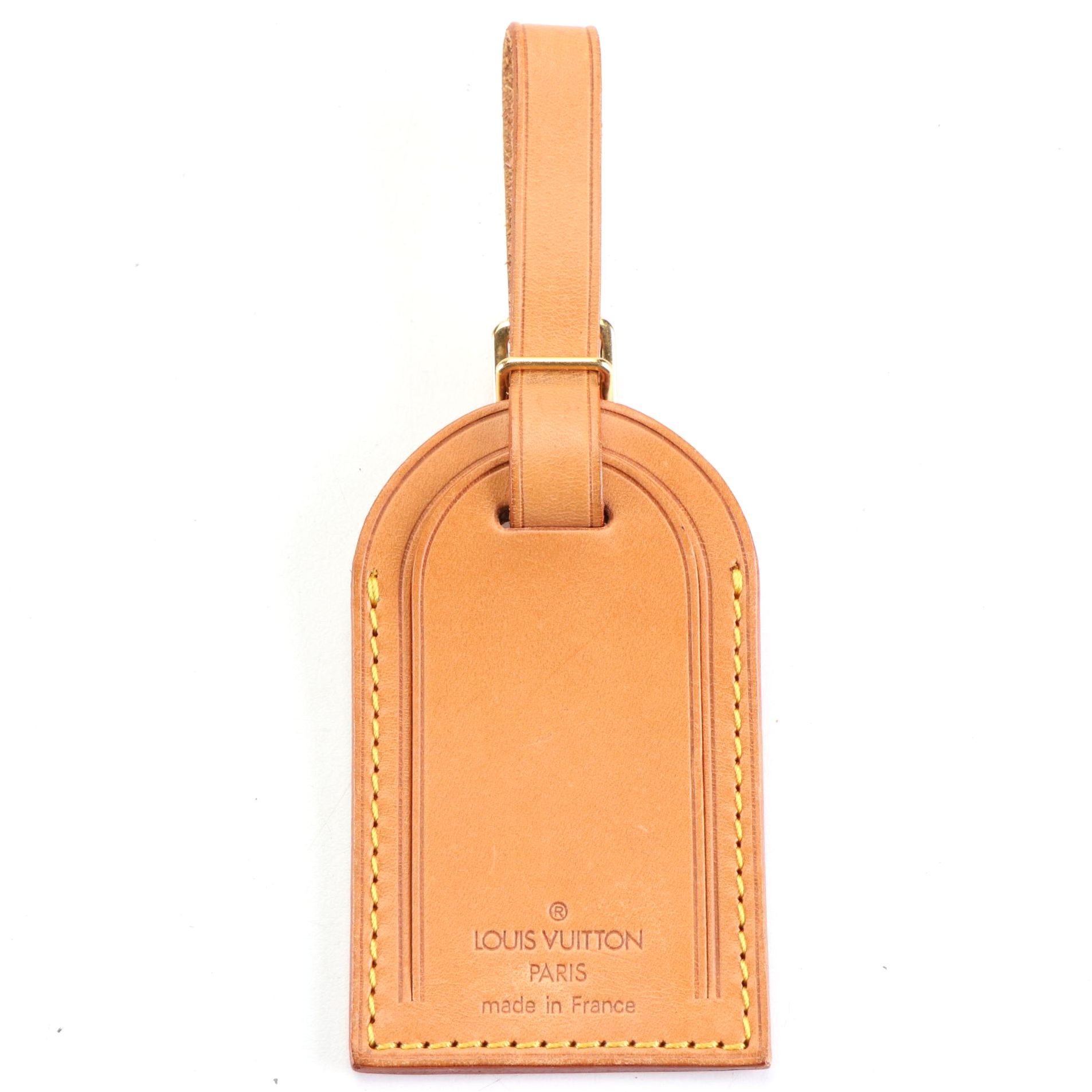 Louis Vuitton Luggage Tag in Vachetta Leather