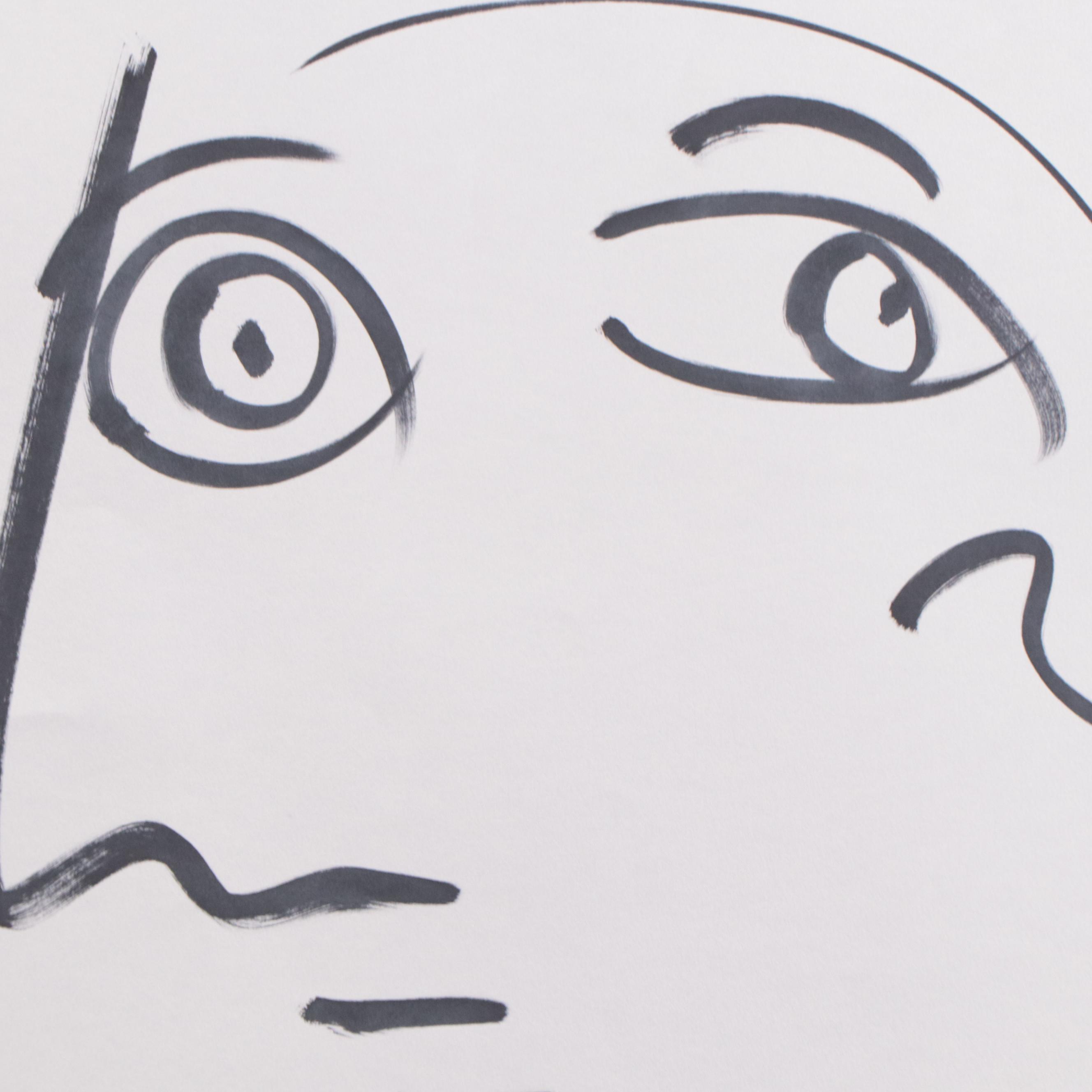 Peter Keil Abstract Ink Portraits