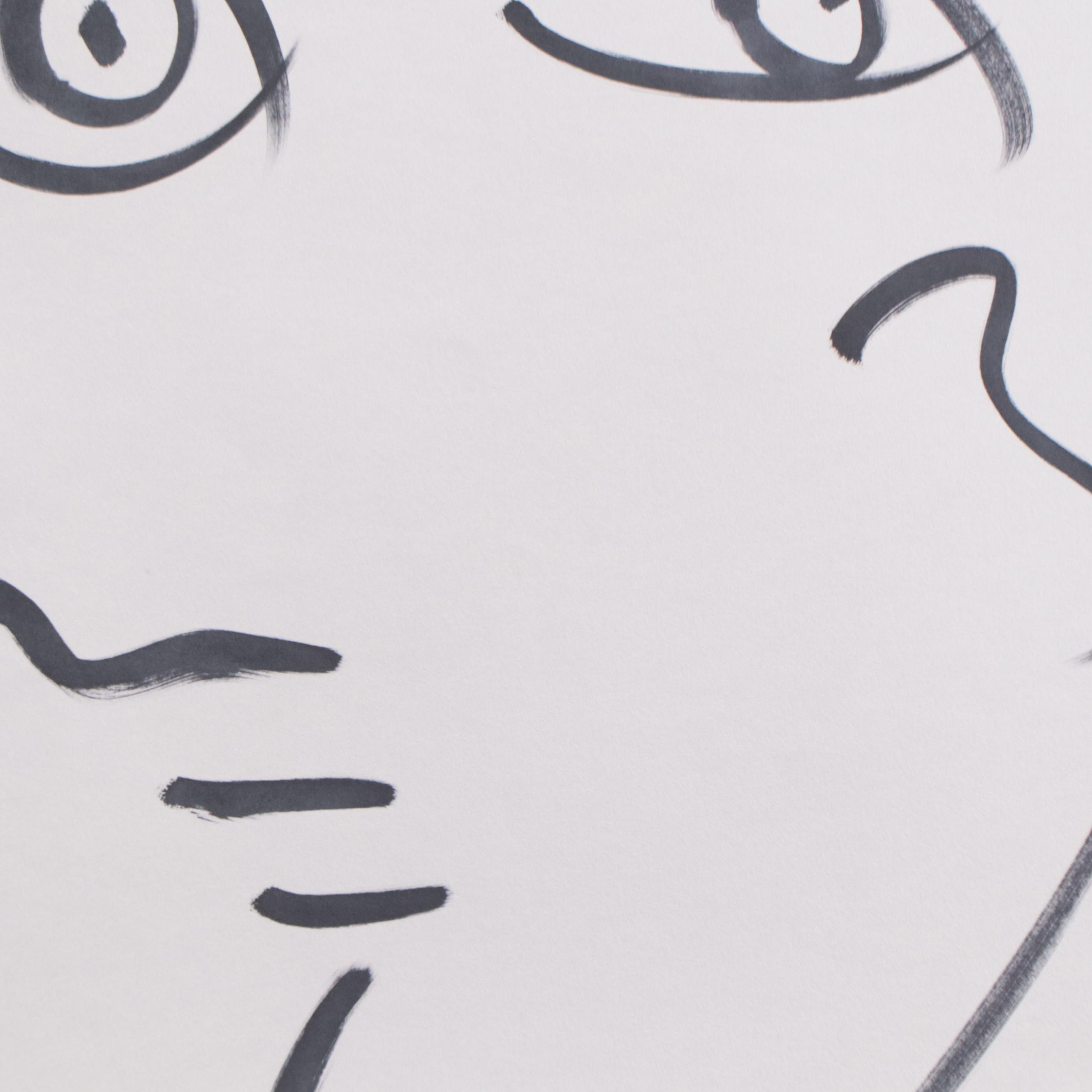 Peter Keil Abstract Ink Portraits