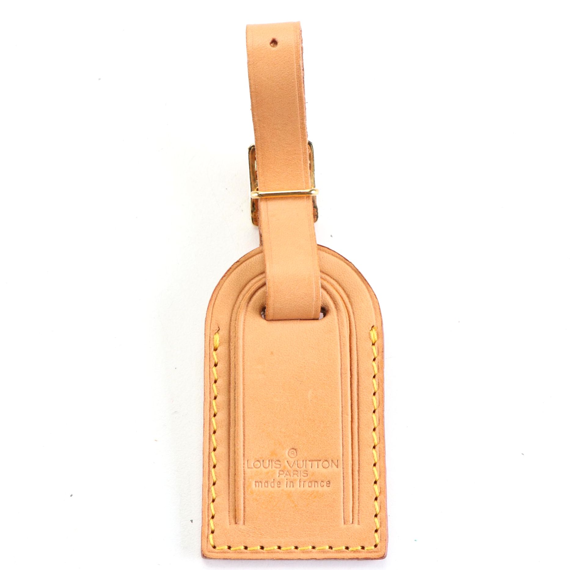 Louis Vuitton Luggage Tag in Vachetta Leather