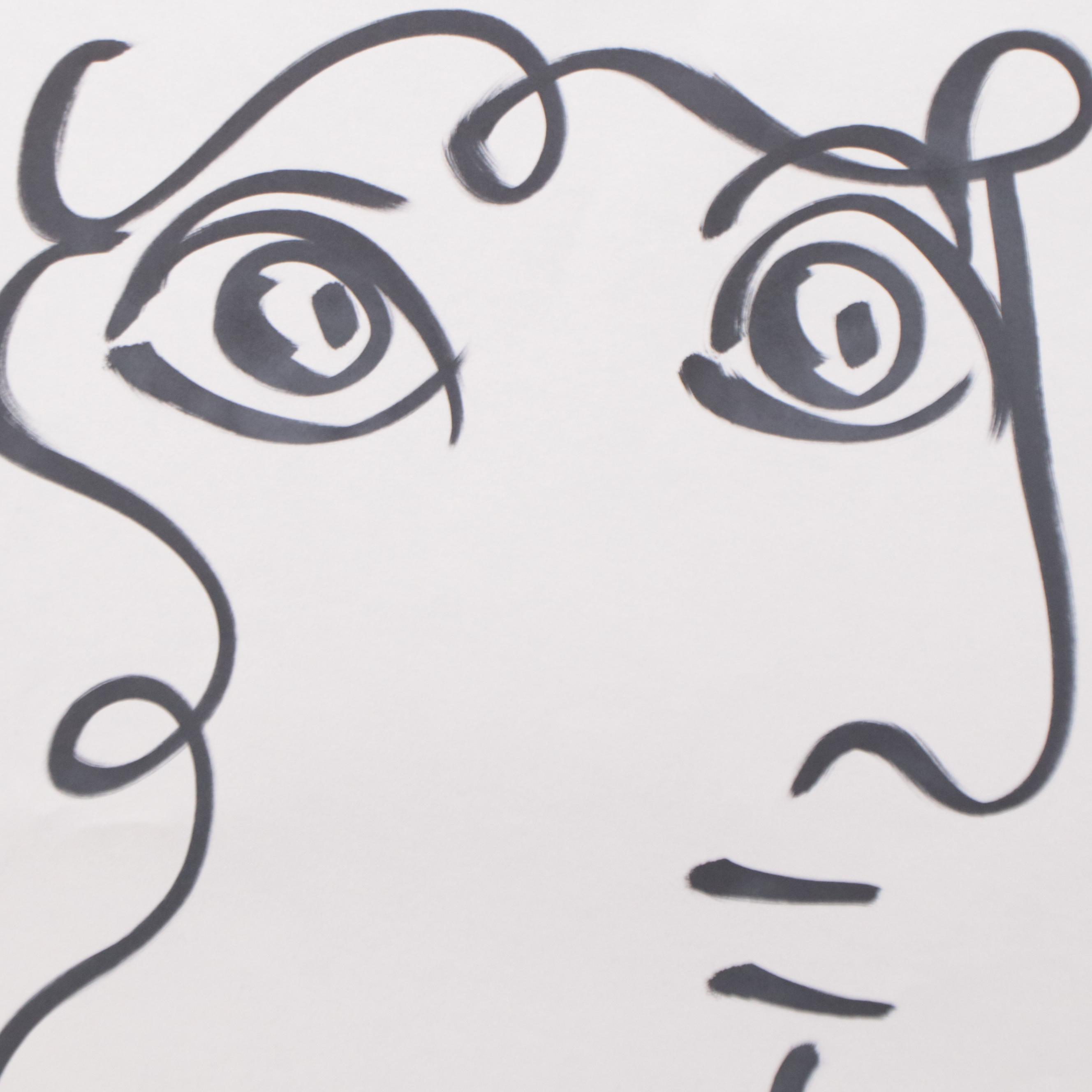 Peter Keil Abstract Ink Portraits