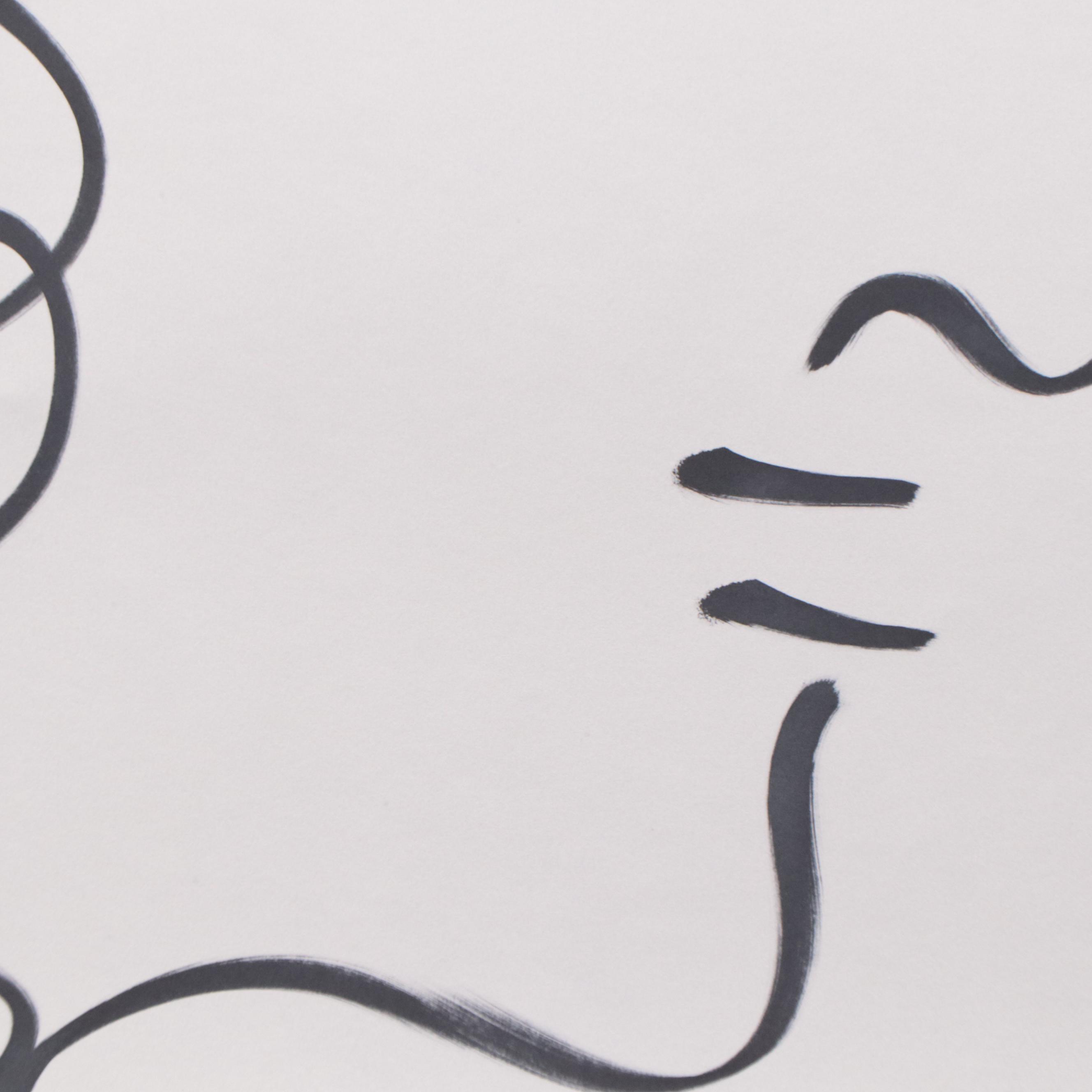 Peter Keil Abstract Ink Portraits