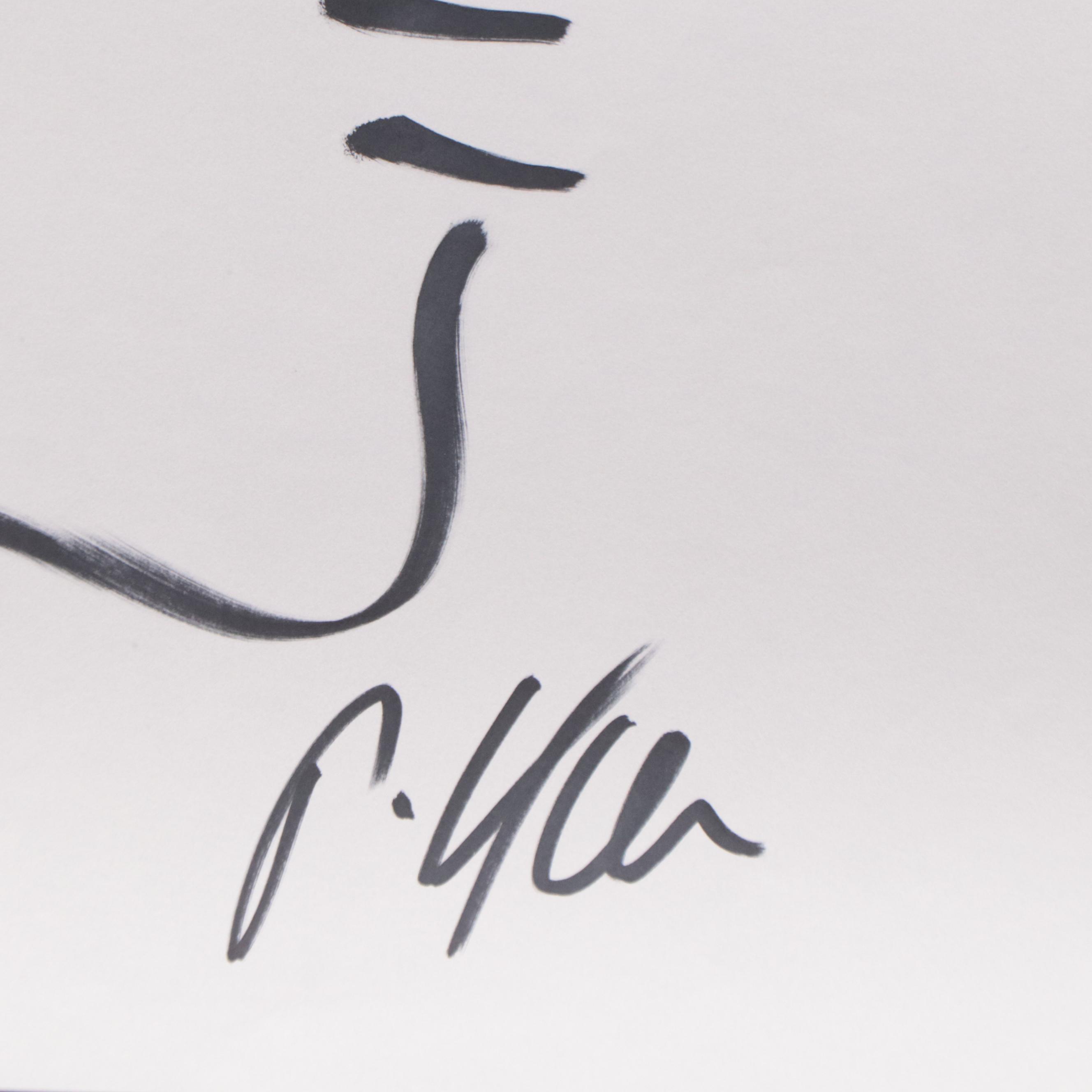 Peter Keil Abstract Ink Portraits