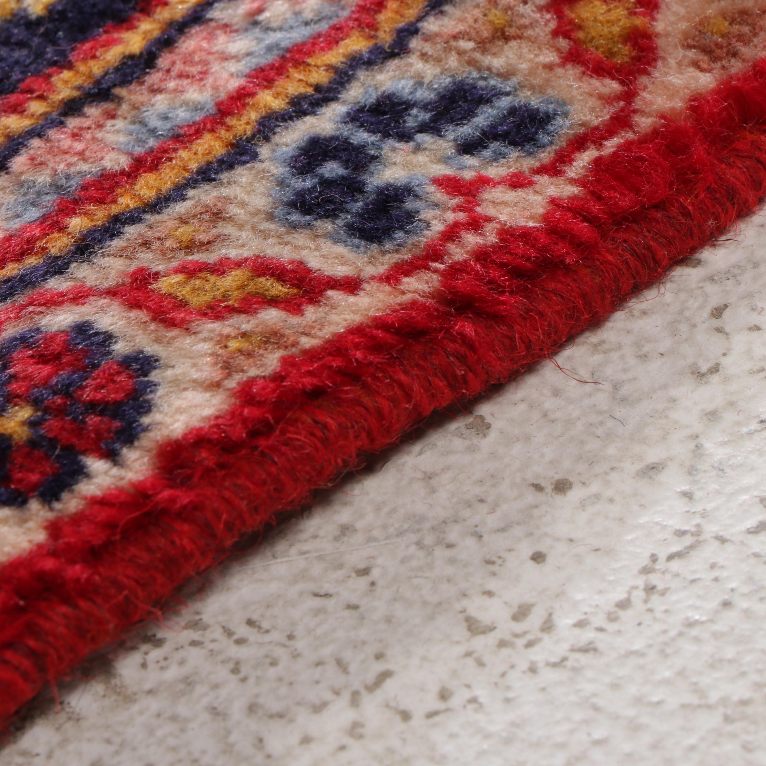 7'10 x 11'2 Hand-Knotted Persian Kashan Area Rug